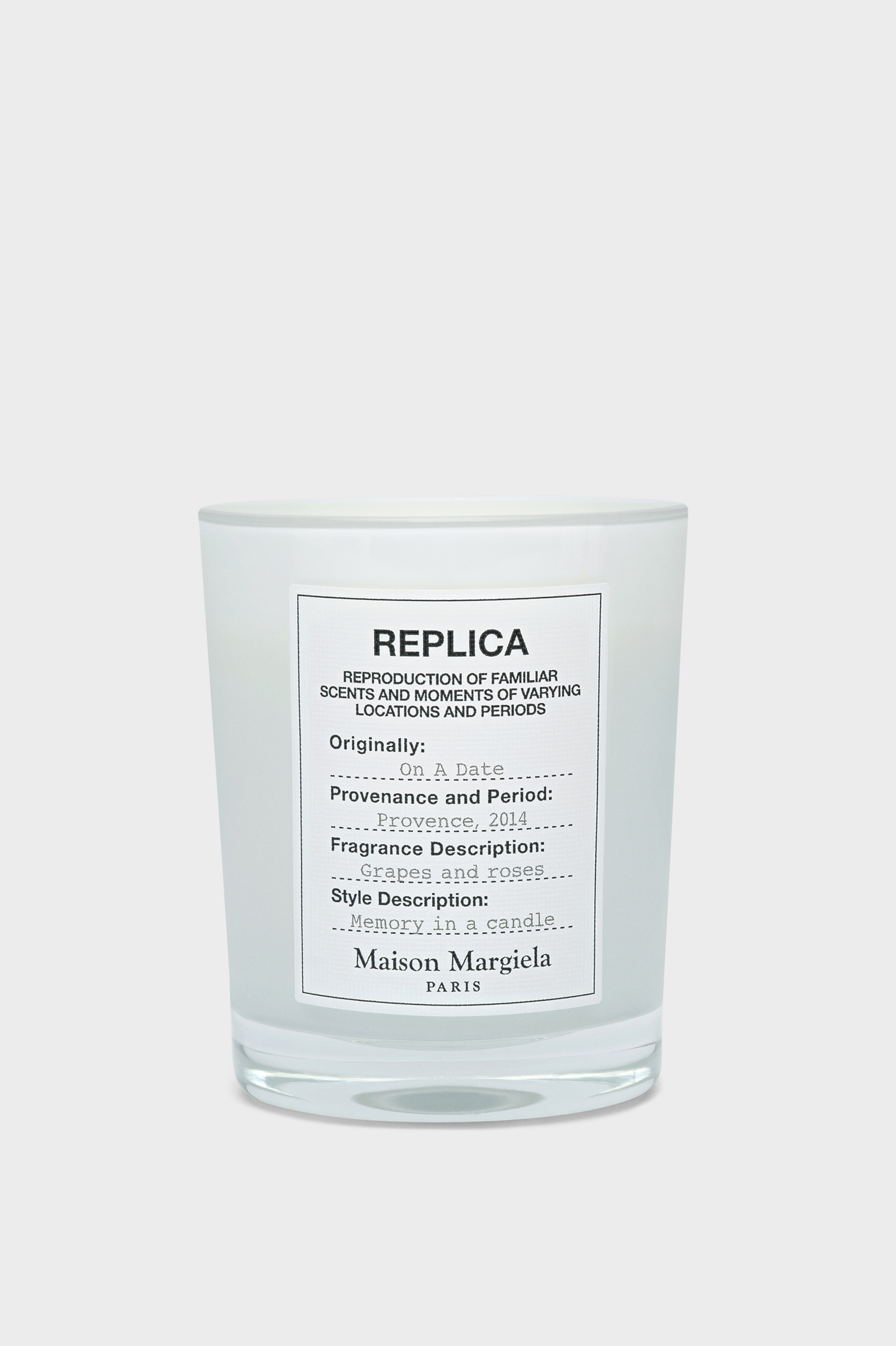 Maison Margiela Fragrances キャンドル レプリカ キャンドル オン ア デート (165g)（キャンドル