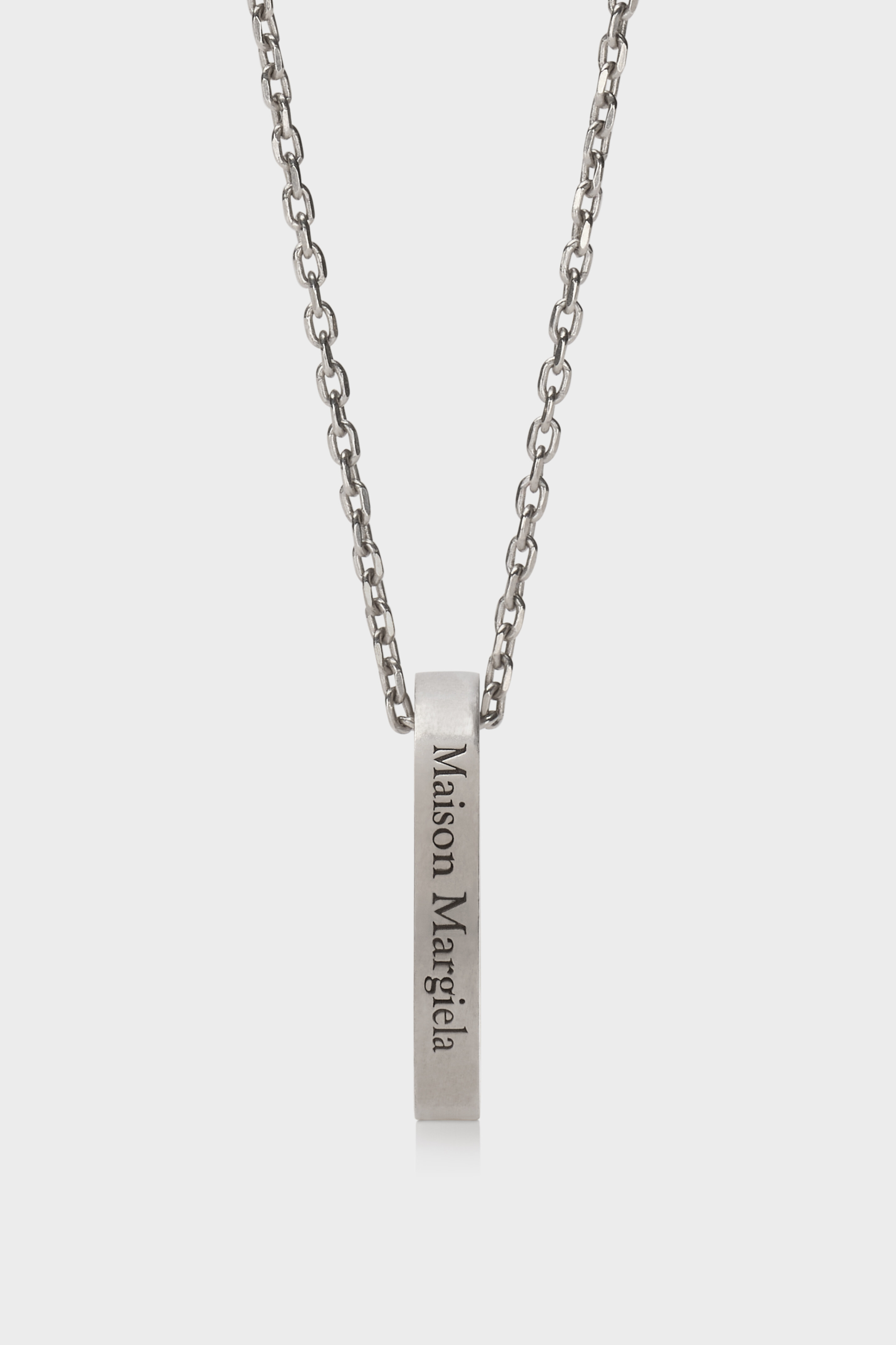 Maison Margiela ナンバーロゴ リング ネックレス ロゴ リング ネックレス グレー | Maison Margiela公式