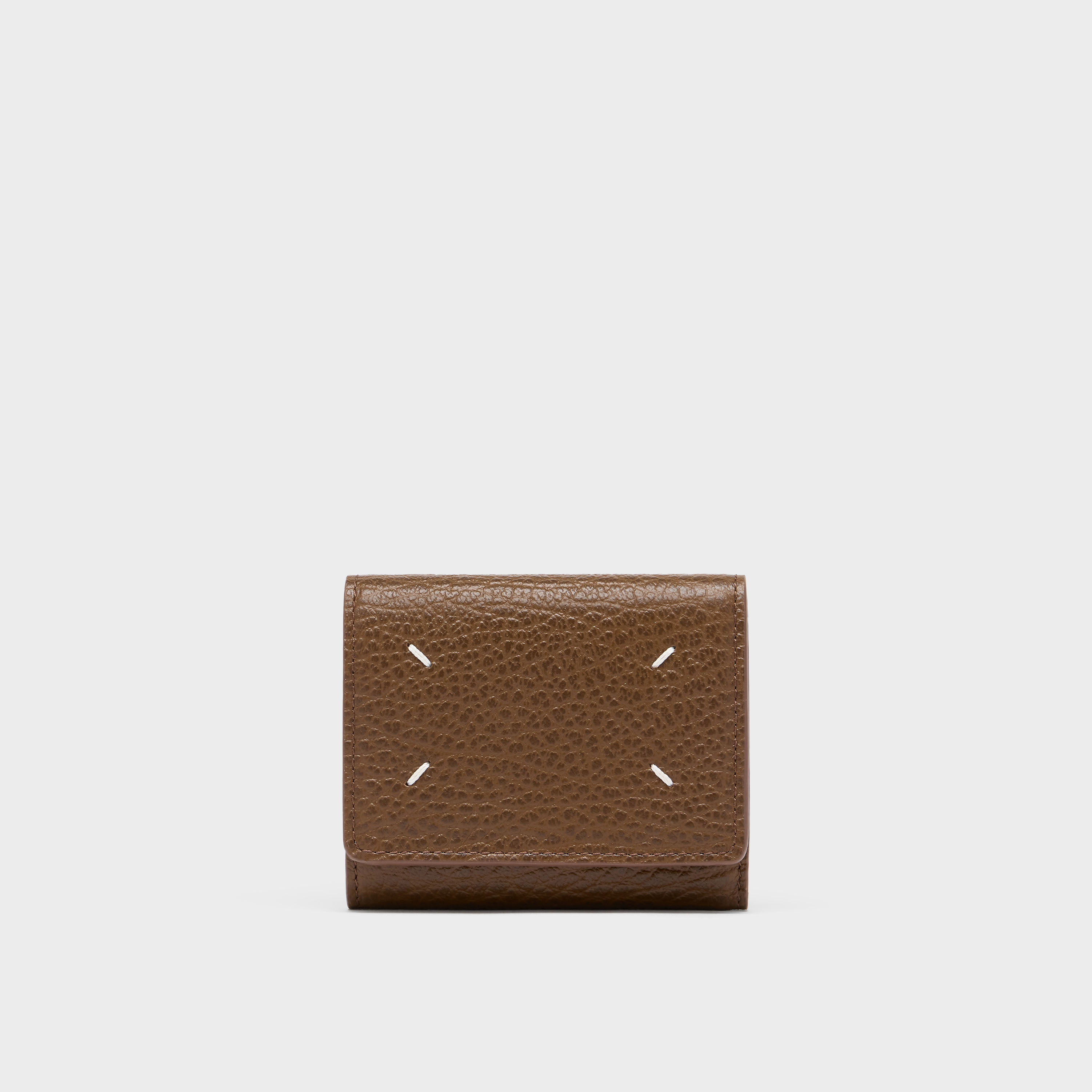 4ステッチ 三つ折り ウォレット ブラウン | Maison Margiela公式