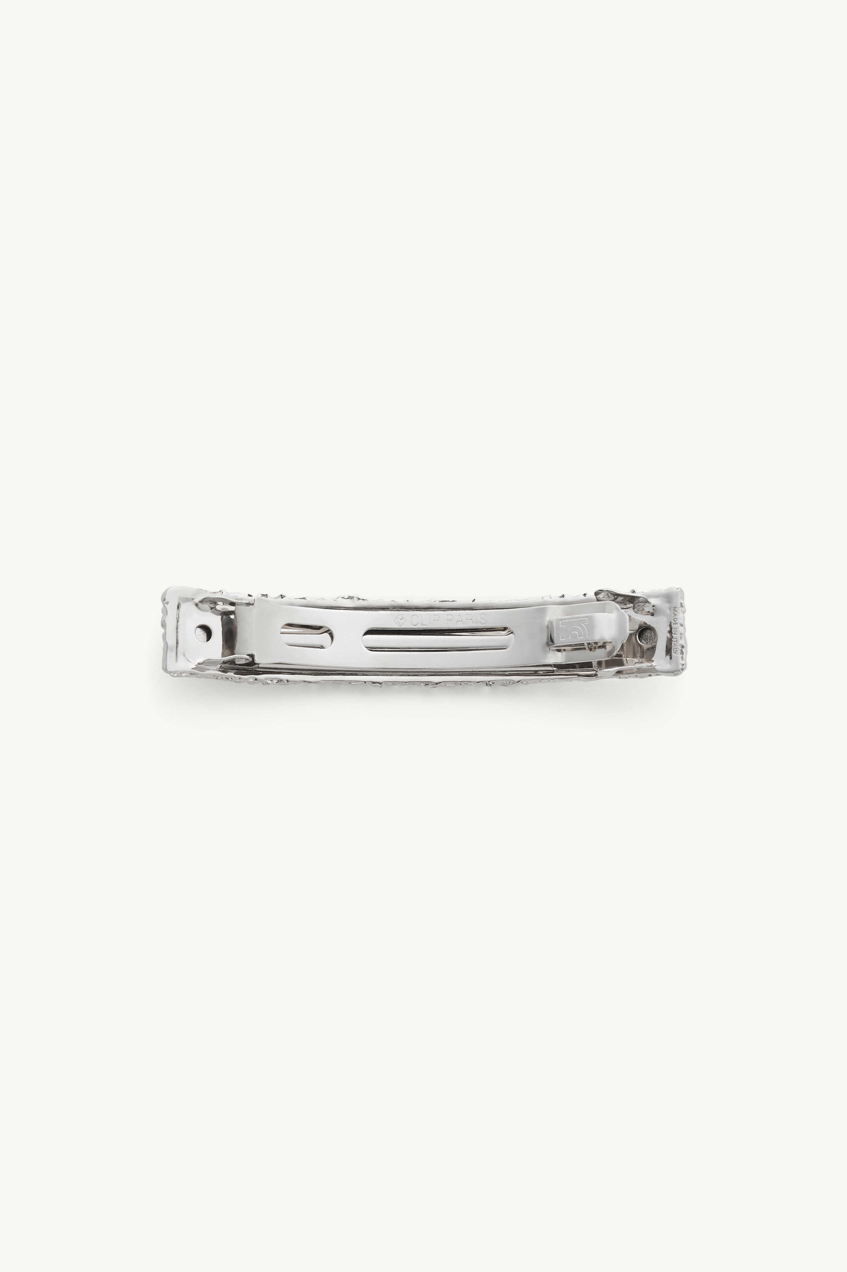 Silver foil hair clip 2