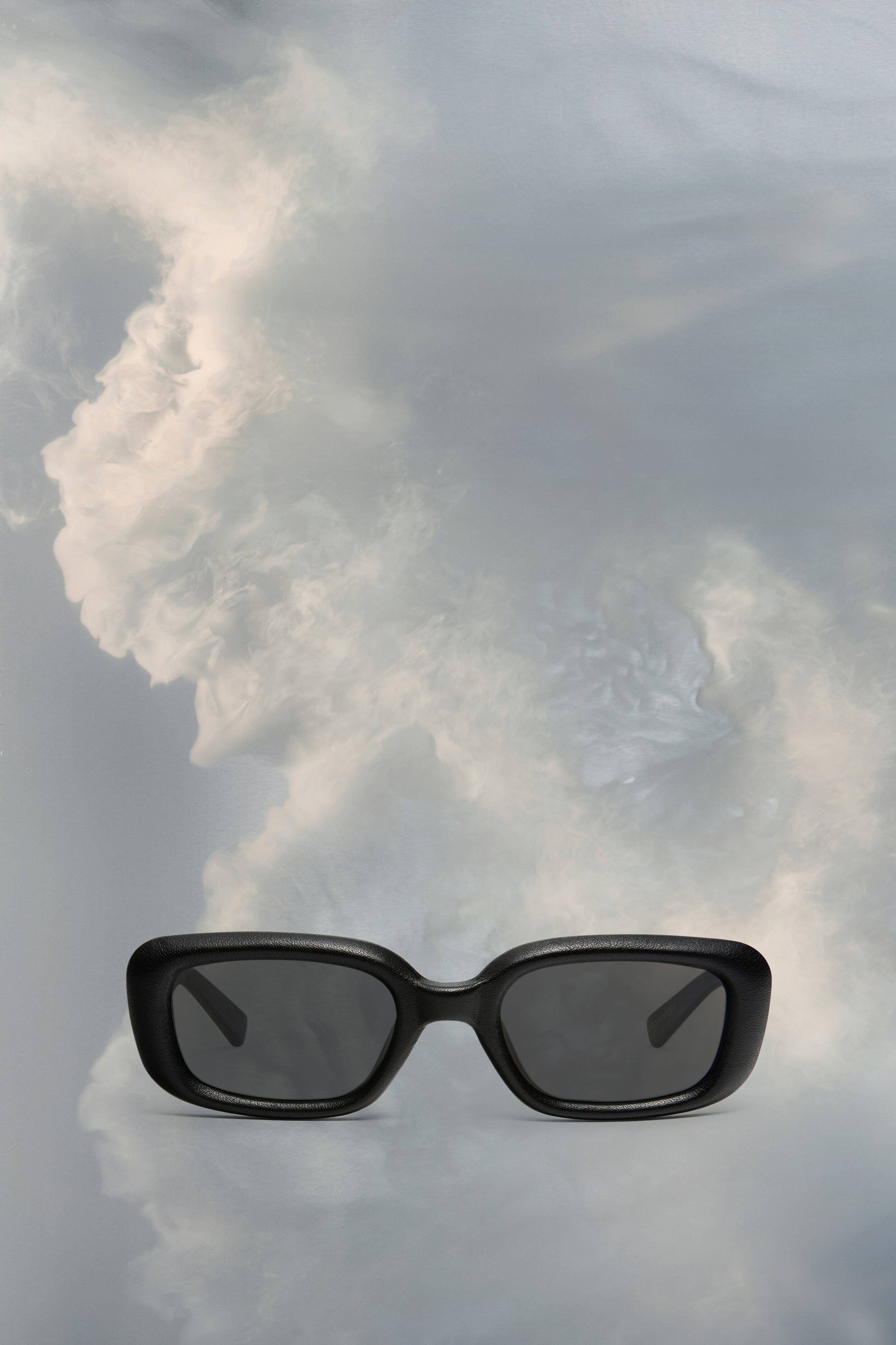 Black Leather Glasses MM x Gentle Monster | Maison Margiela