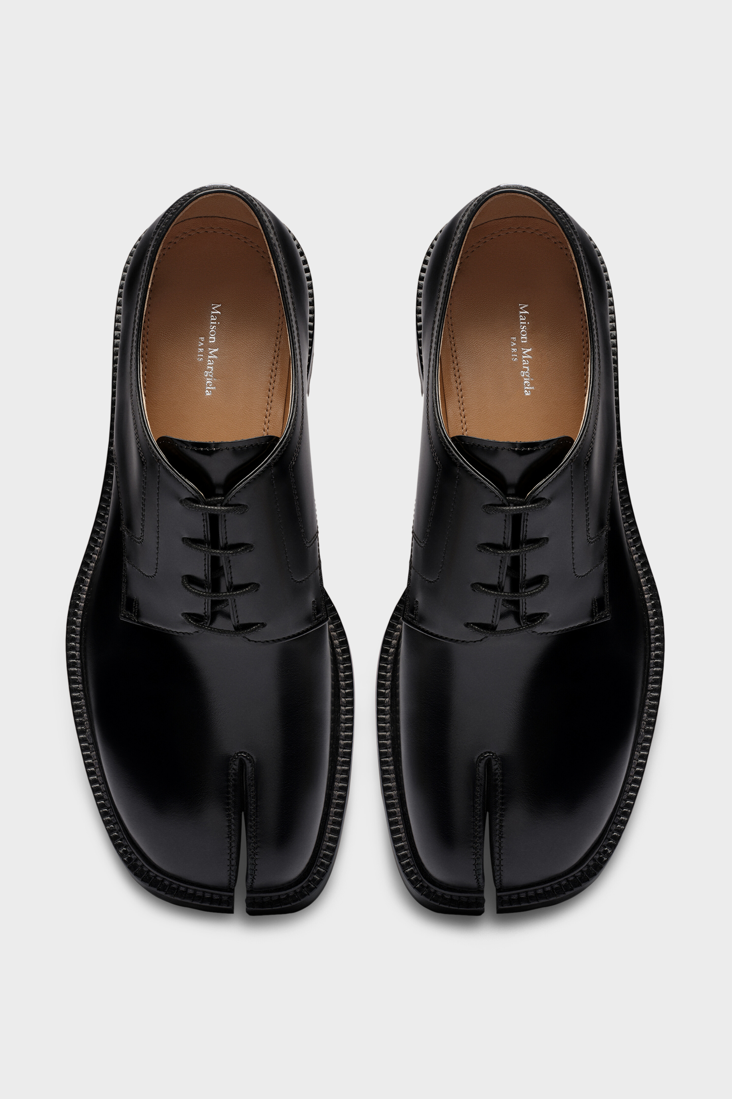 Men's Black Tabi Lace-Up Shoes | Maison Margiela
