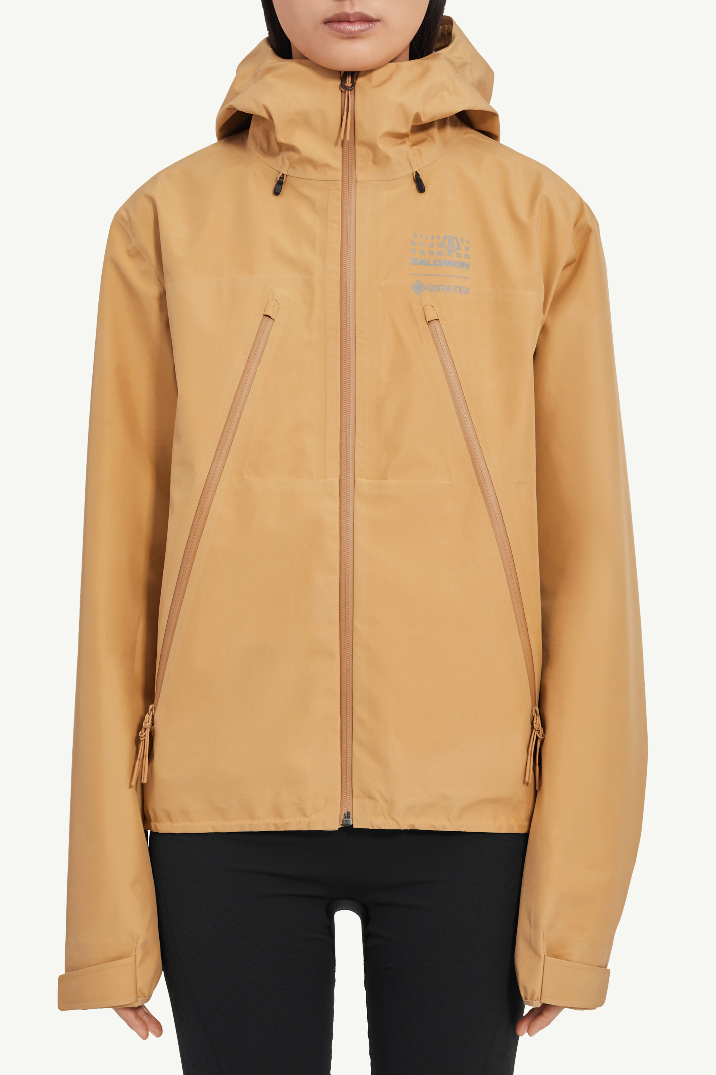 MM6✕SALOMON GORE-TEX ジャケット Coffee Windbreaker branded MM6 x Salomon | MM6