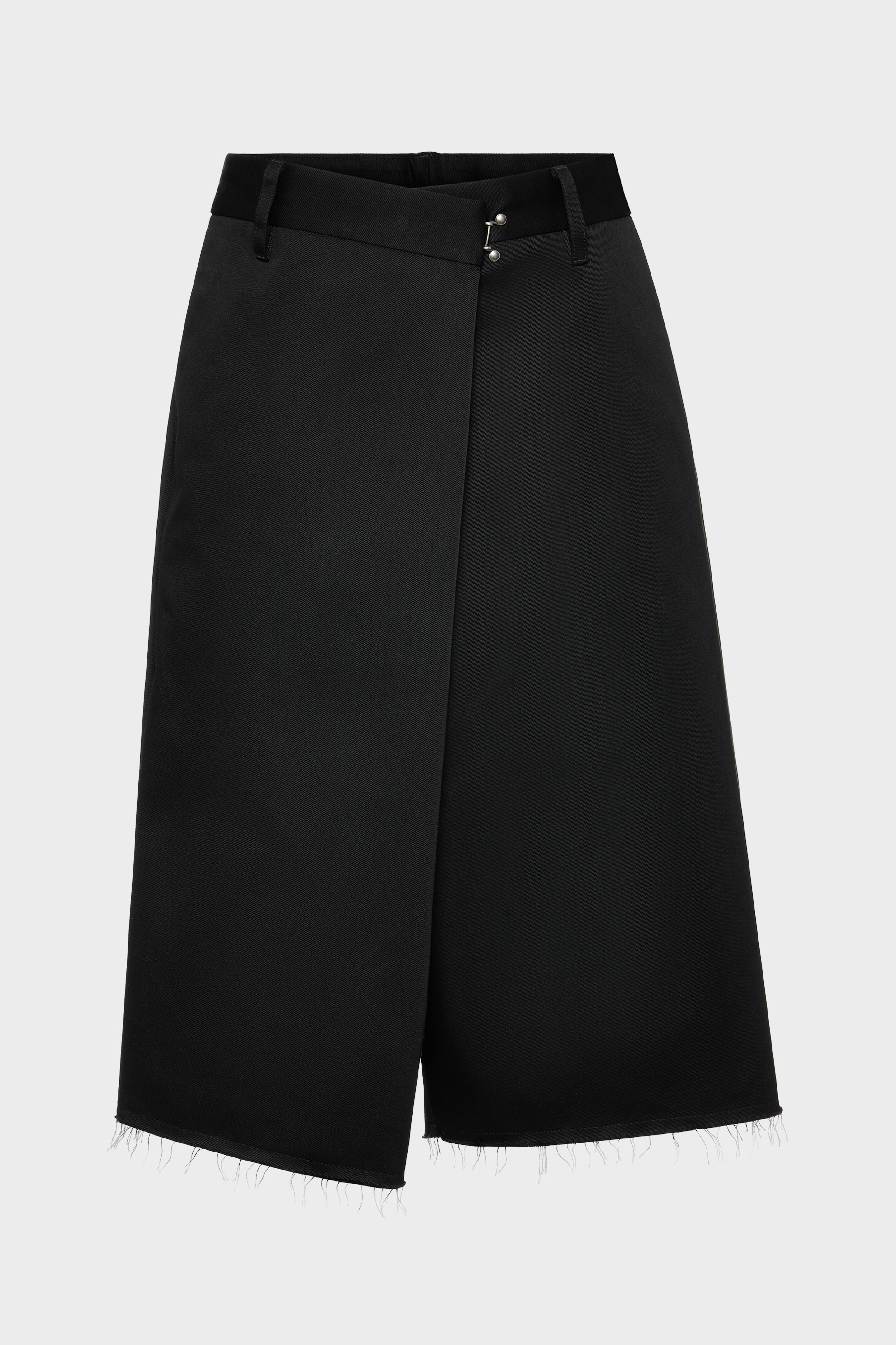 Black Wrap Shorts | Maison Margiela Official