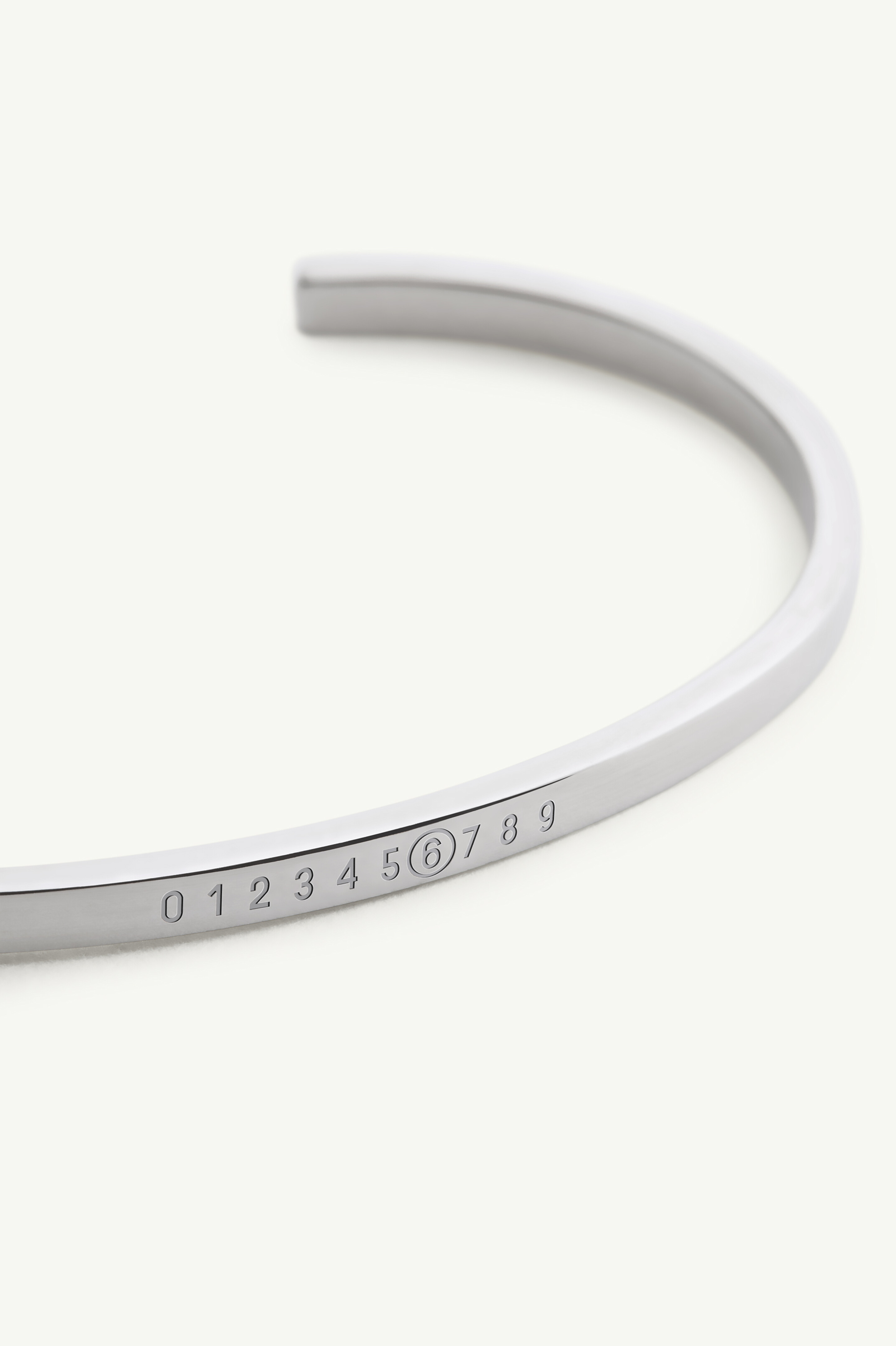 Women's Brass Numeric Minimal Cuff Bracelet | MM6