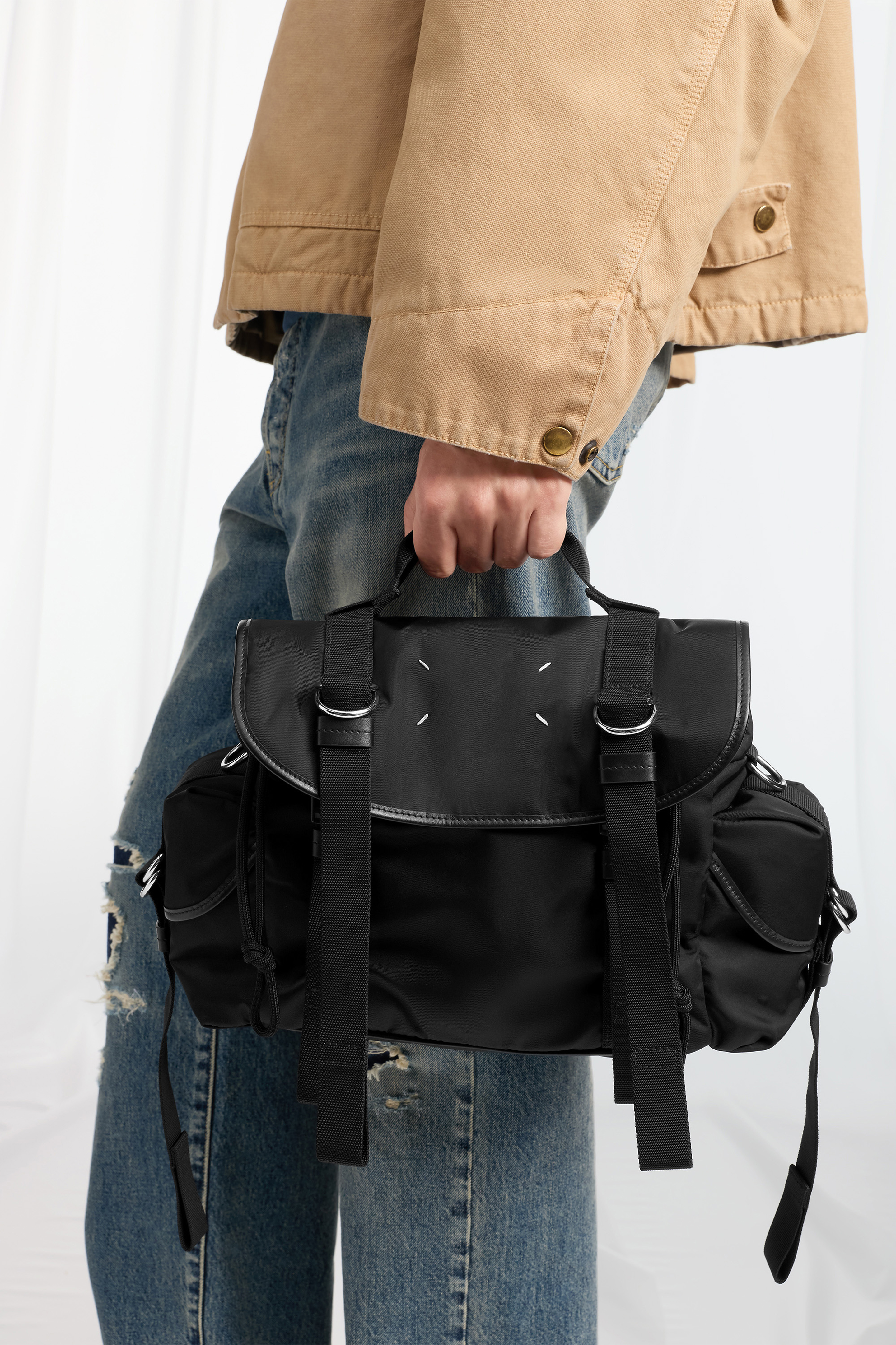 Black High Tech Messenger Small | Maison Margiela Official
