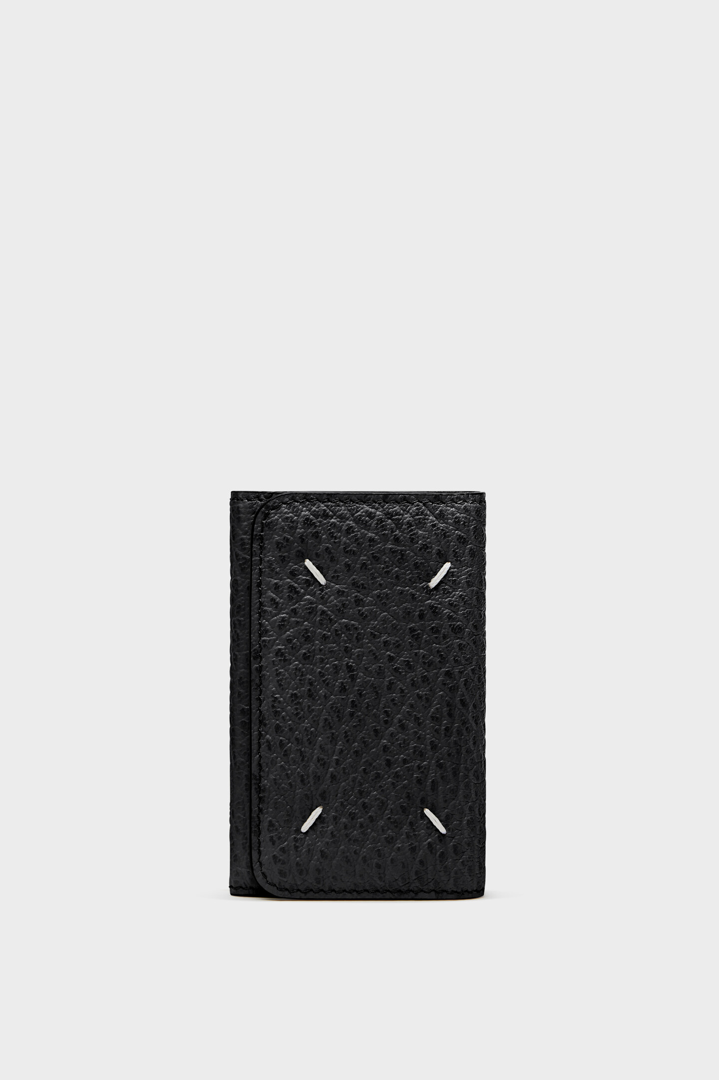 Black & White Leather Clip Wallet | Maison Margiela