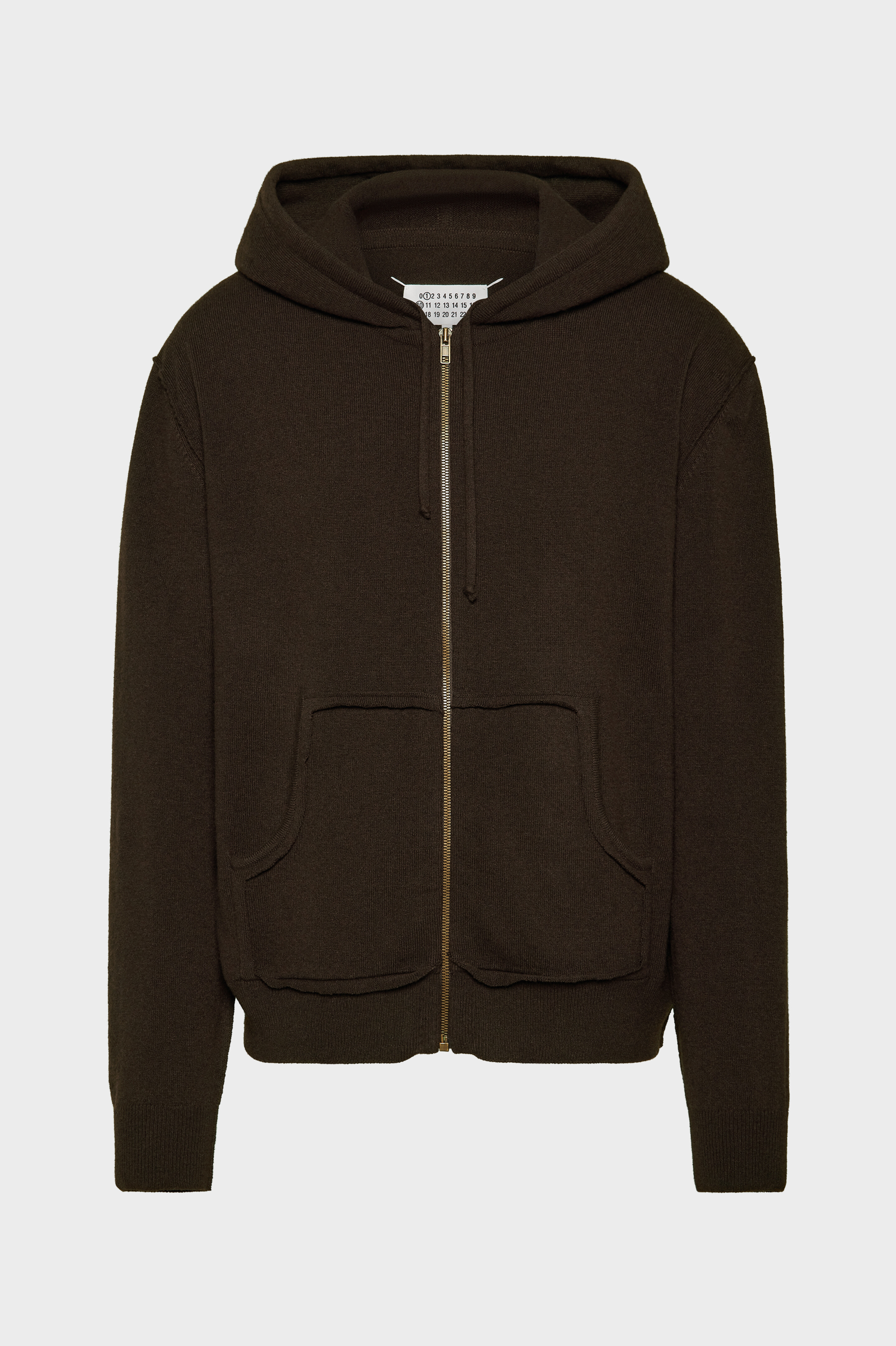 Décortiqué cashmere knit hoodie | Maison Margiela