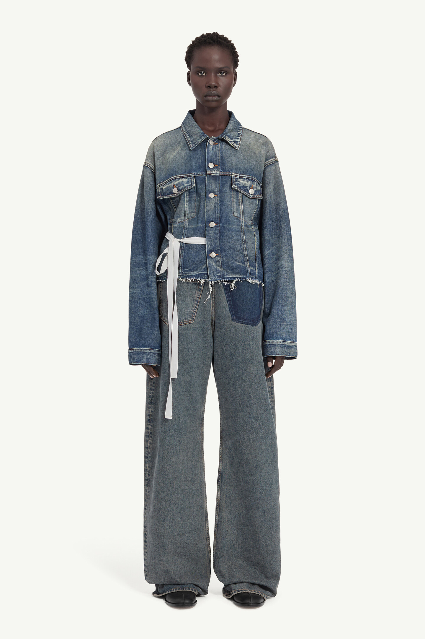 Blue Denim jacket | MM6 Official