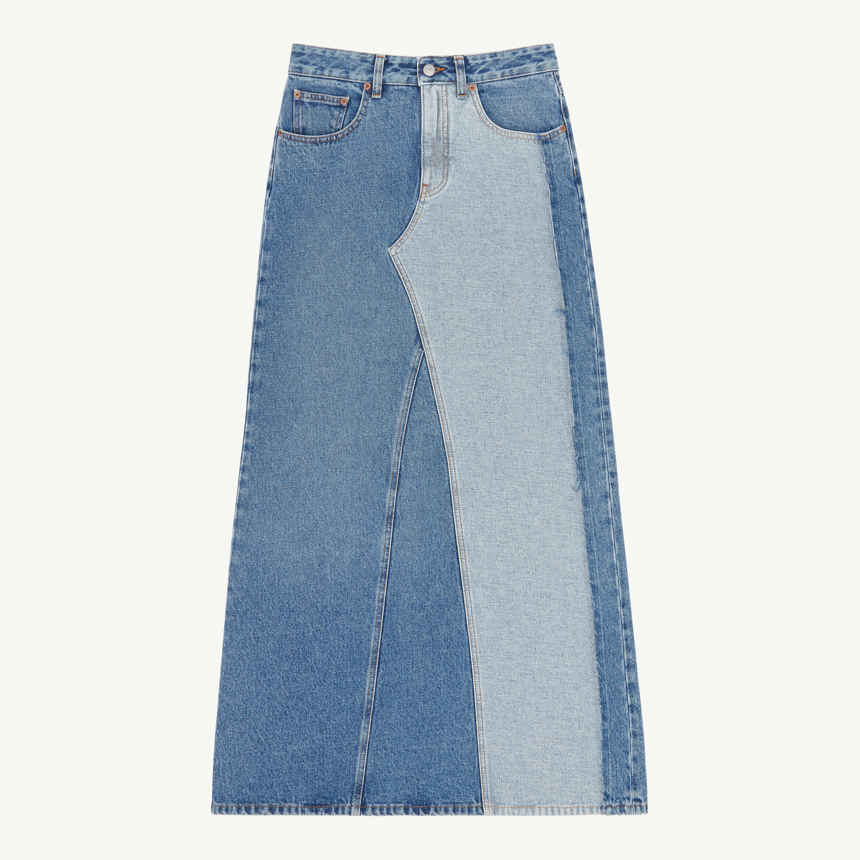 Women's Denim Maxi Skirt | MM6