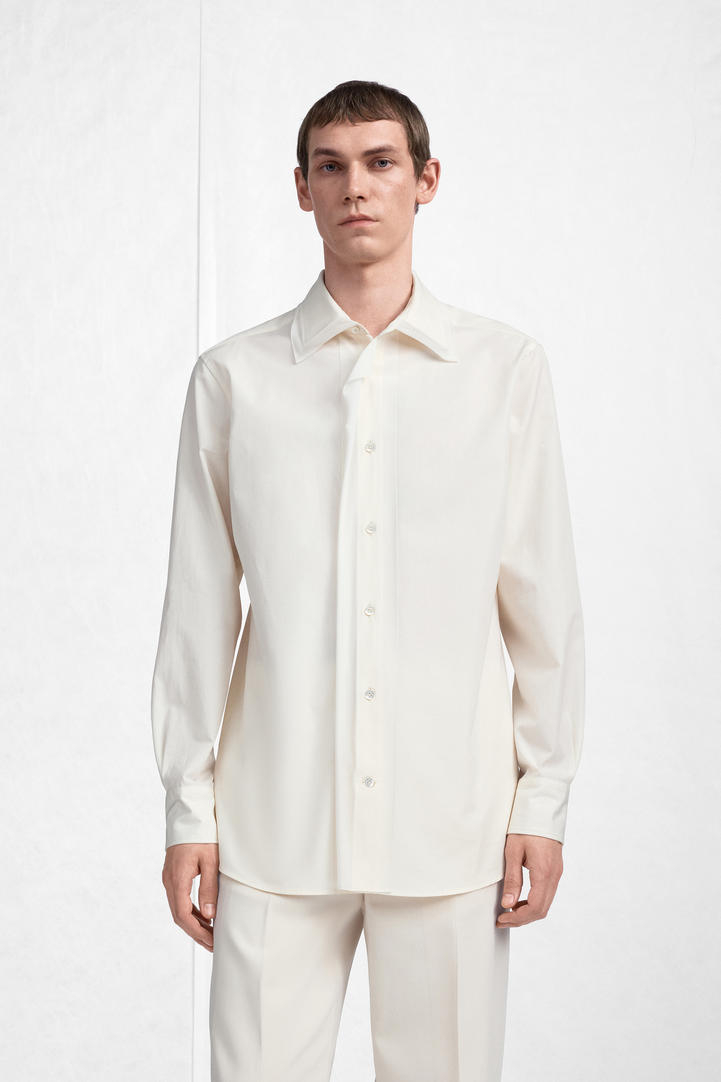 Fusion Velvet Placket Cotton Shirt