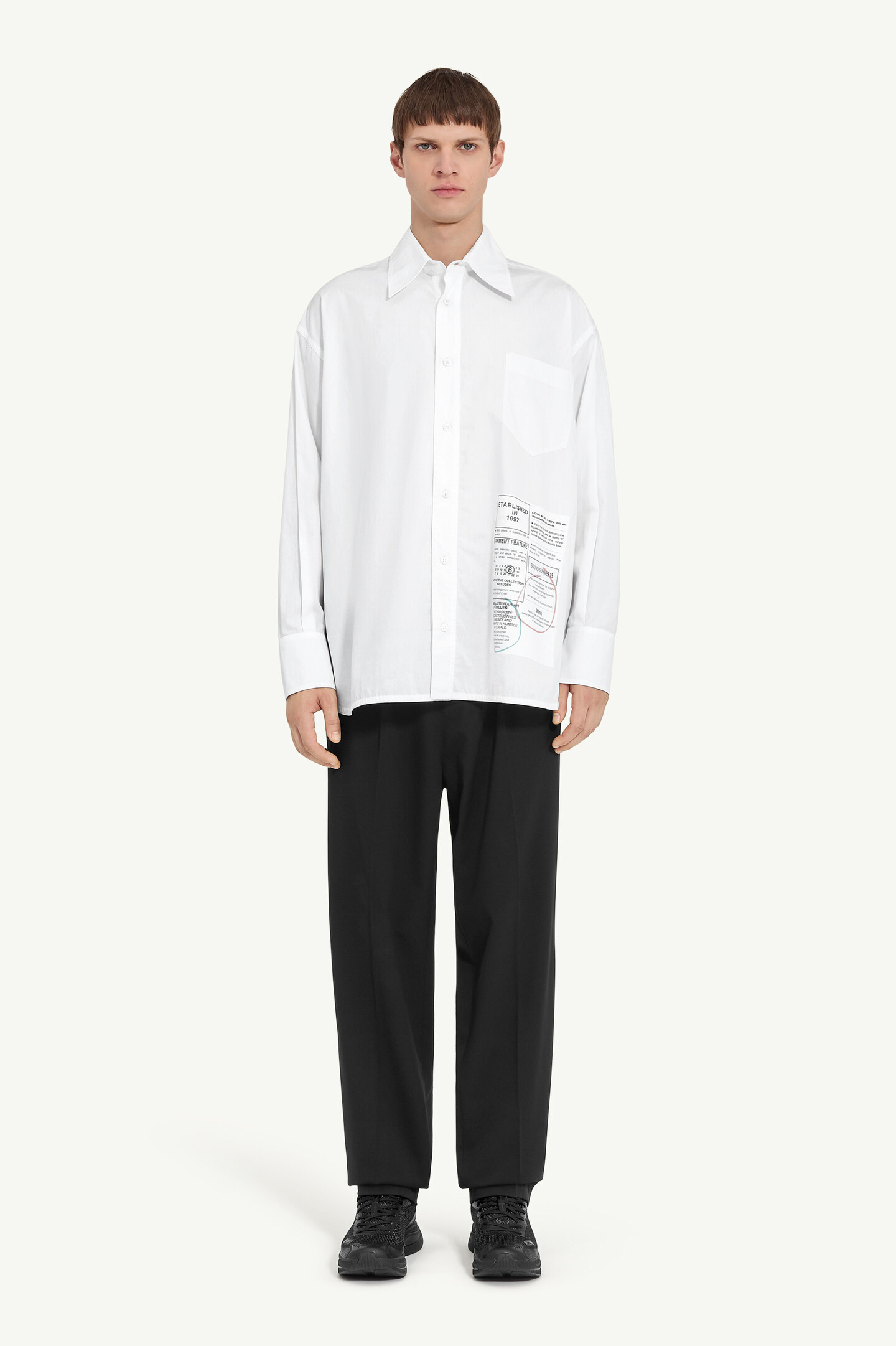 Maison Margiela ホワイトシャツ 10aw Maison Margiela ホワイトシャツ 10aw Maison Margiela ホワイトシャツ