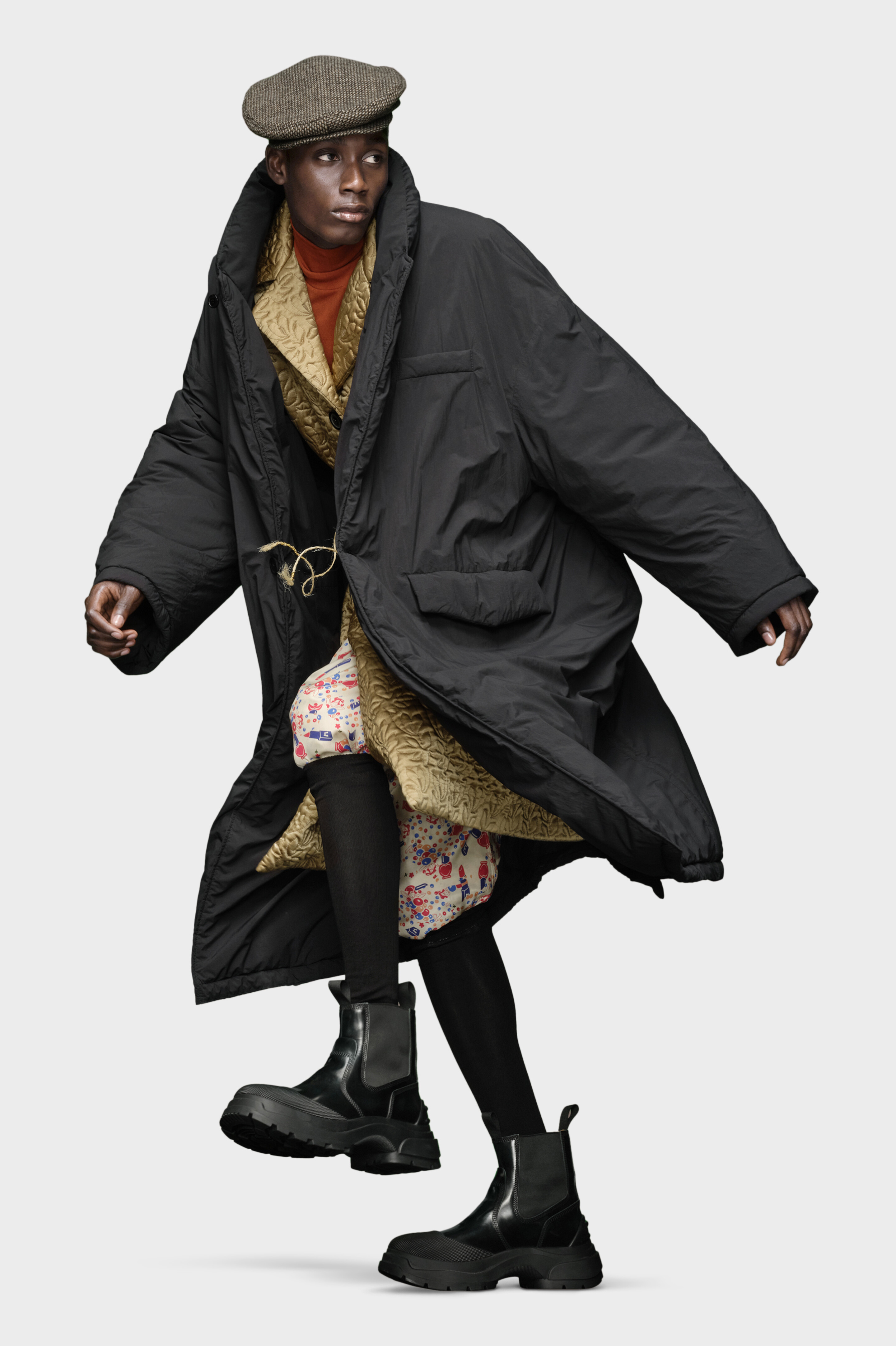 Maison Margiela×/Oversized P coat/黒 23934317_53962978_600.jpg