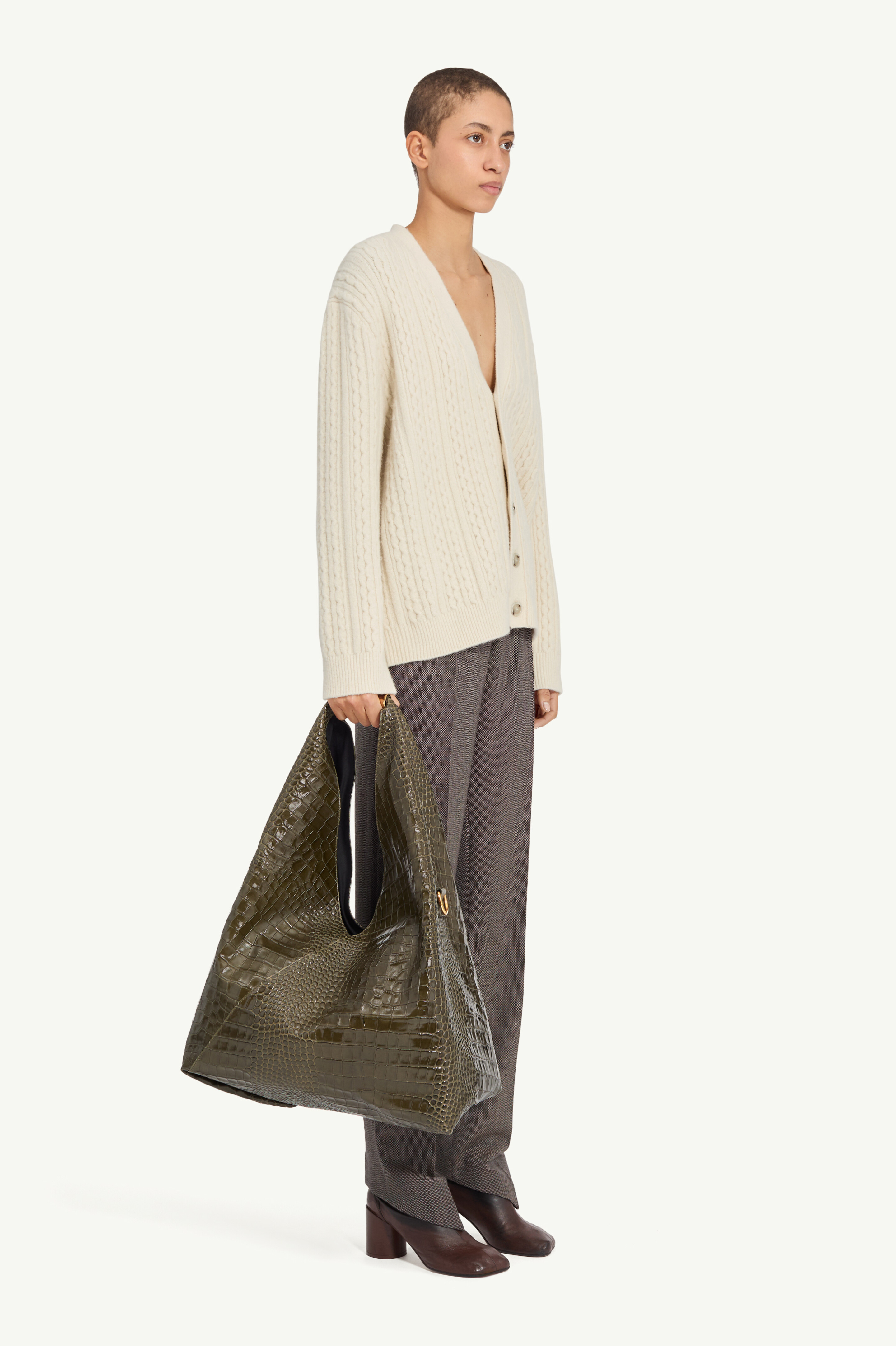 Maison Margiela ニットスリーブ ロングカーディガン ジャケット 