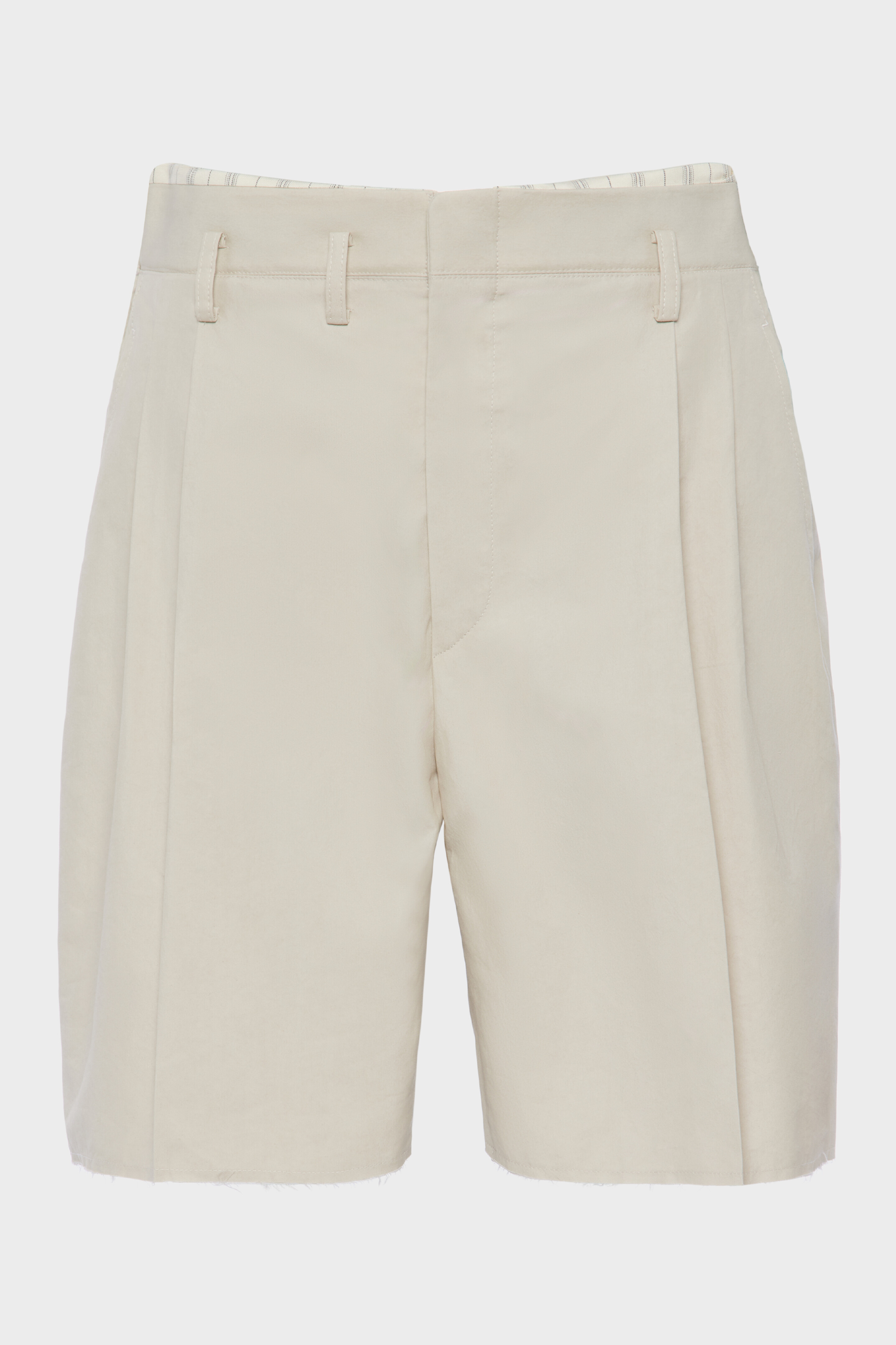 Beige Cotton silk shorts | Maison Margiela Official