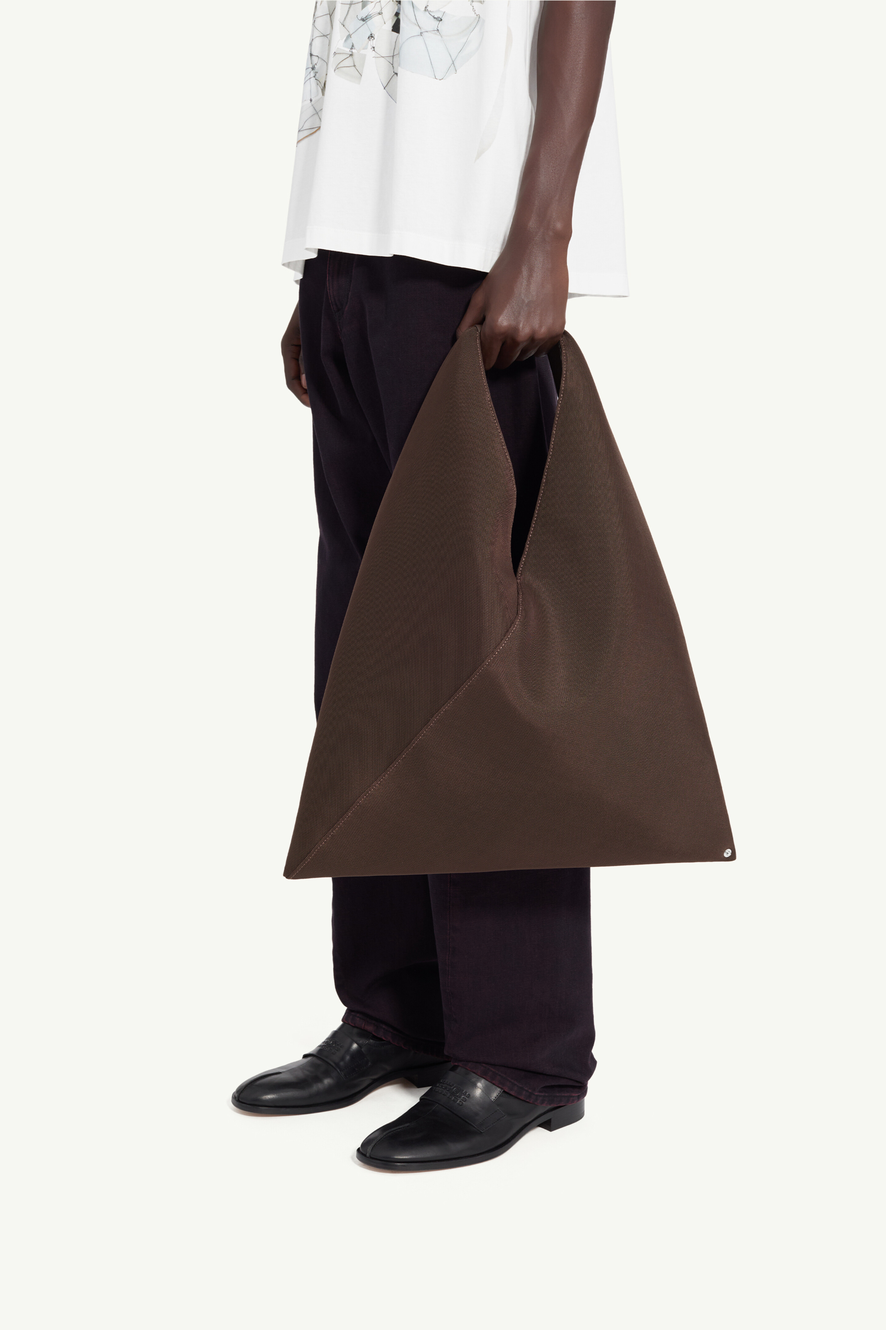 MM6 MAISON MARGIELA classic Japanese レザー Black Leather Japanese Crossbody Bag | MM6