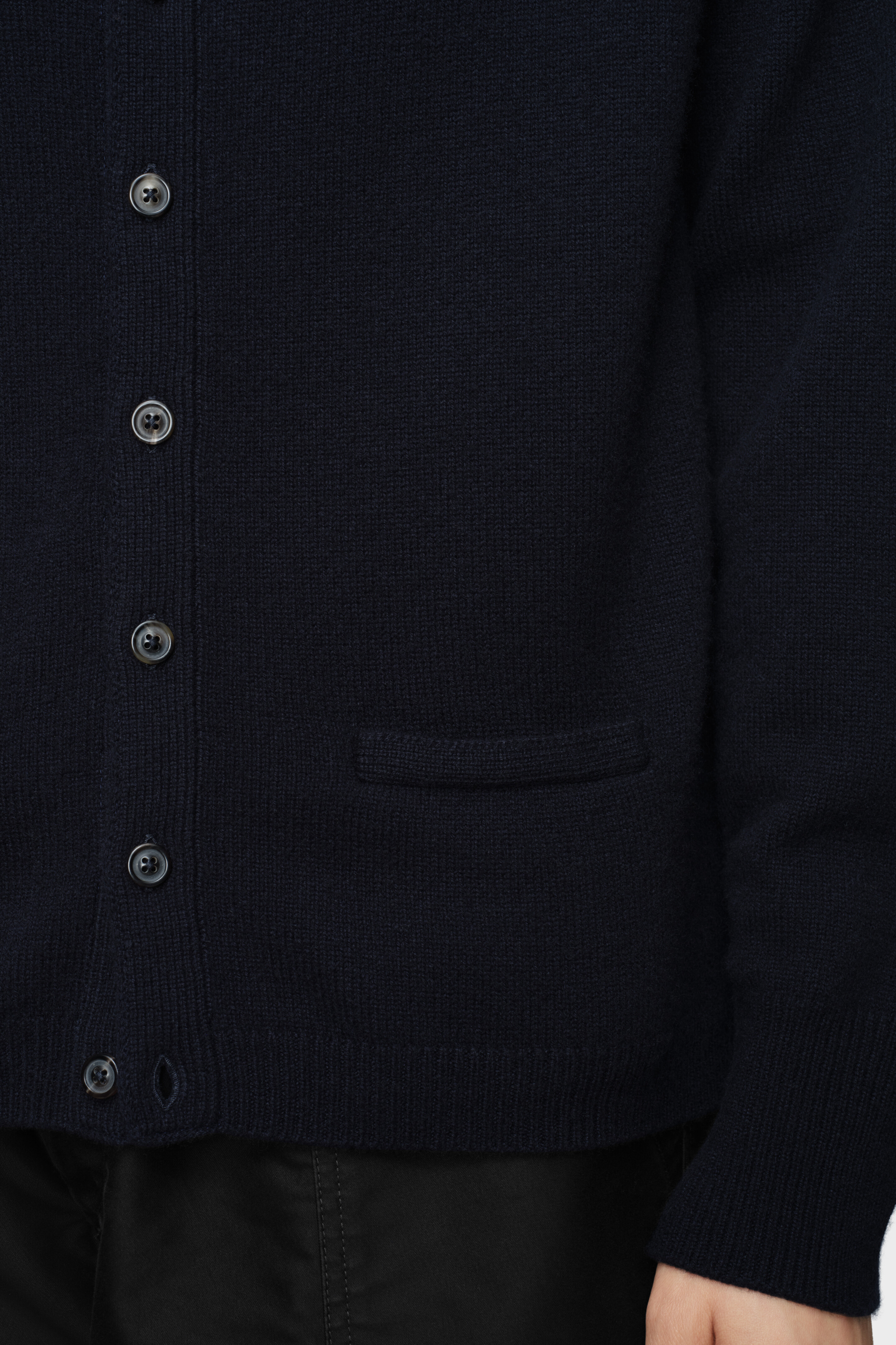 Men's Blue Cashmere Cardigan | Maison Margiela