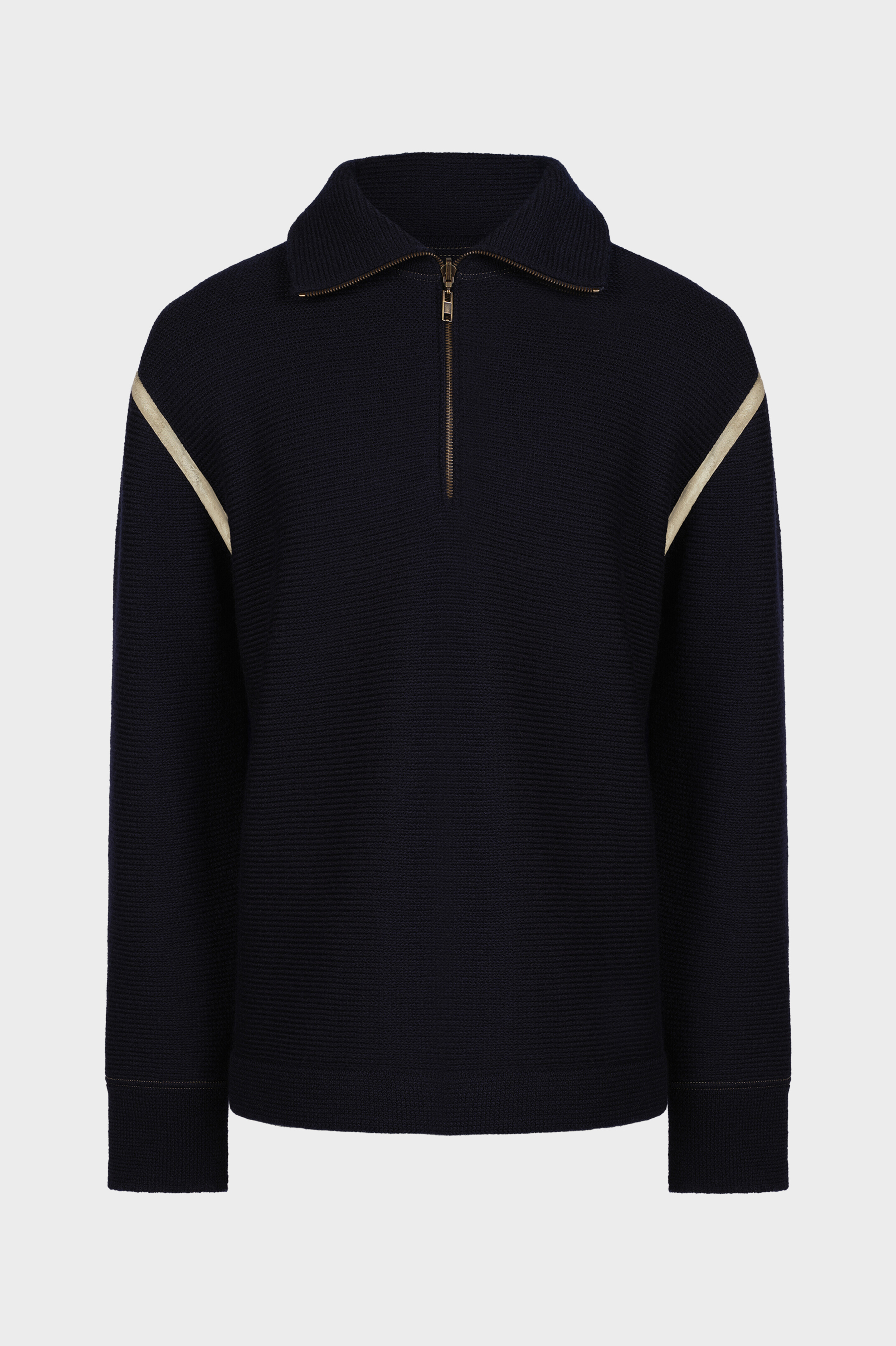 トップス MM6 Maison Margiela ELBOW PATCH KNIT MM6 Maison Margiela: Black Elbow Patch Sweater | SSENSE