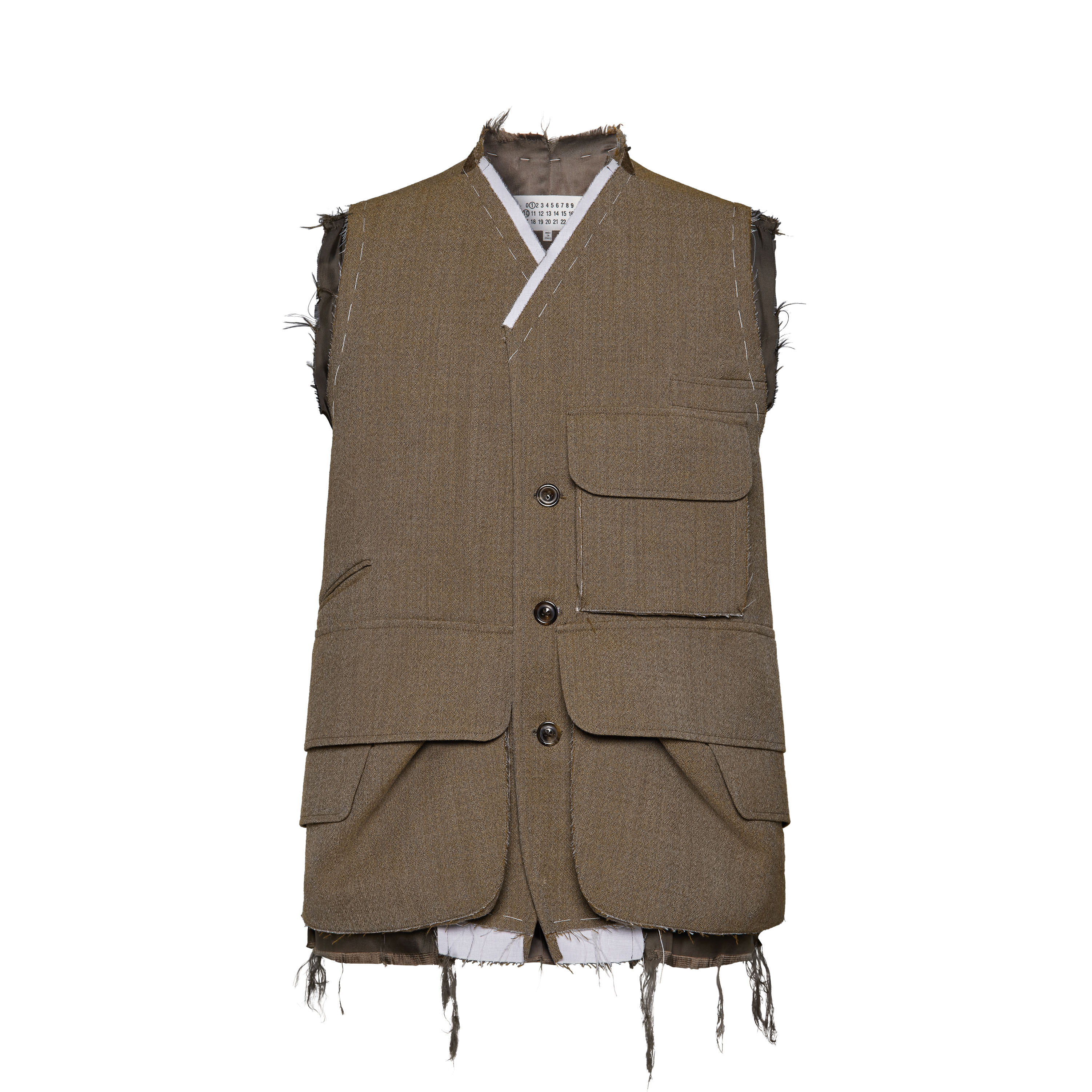 Maison Margiela ノースリーブジャケット ノースリーブウールジャケット