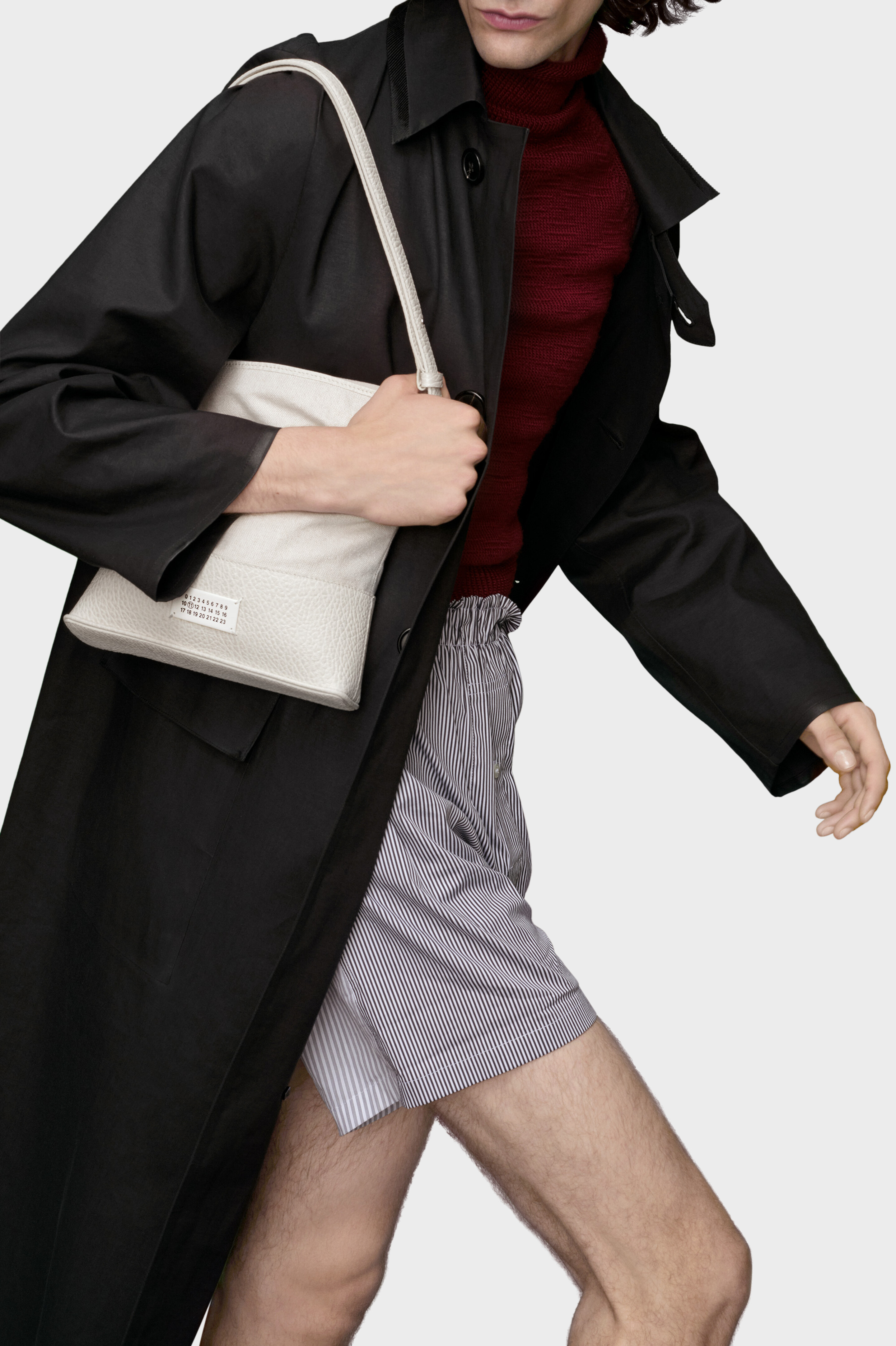 Grey Small 5AC Hobo Bag | Maison Margiela