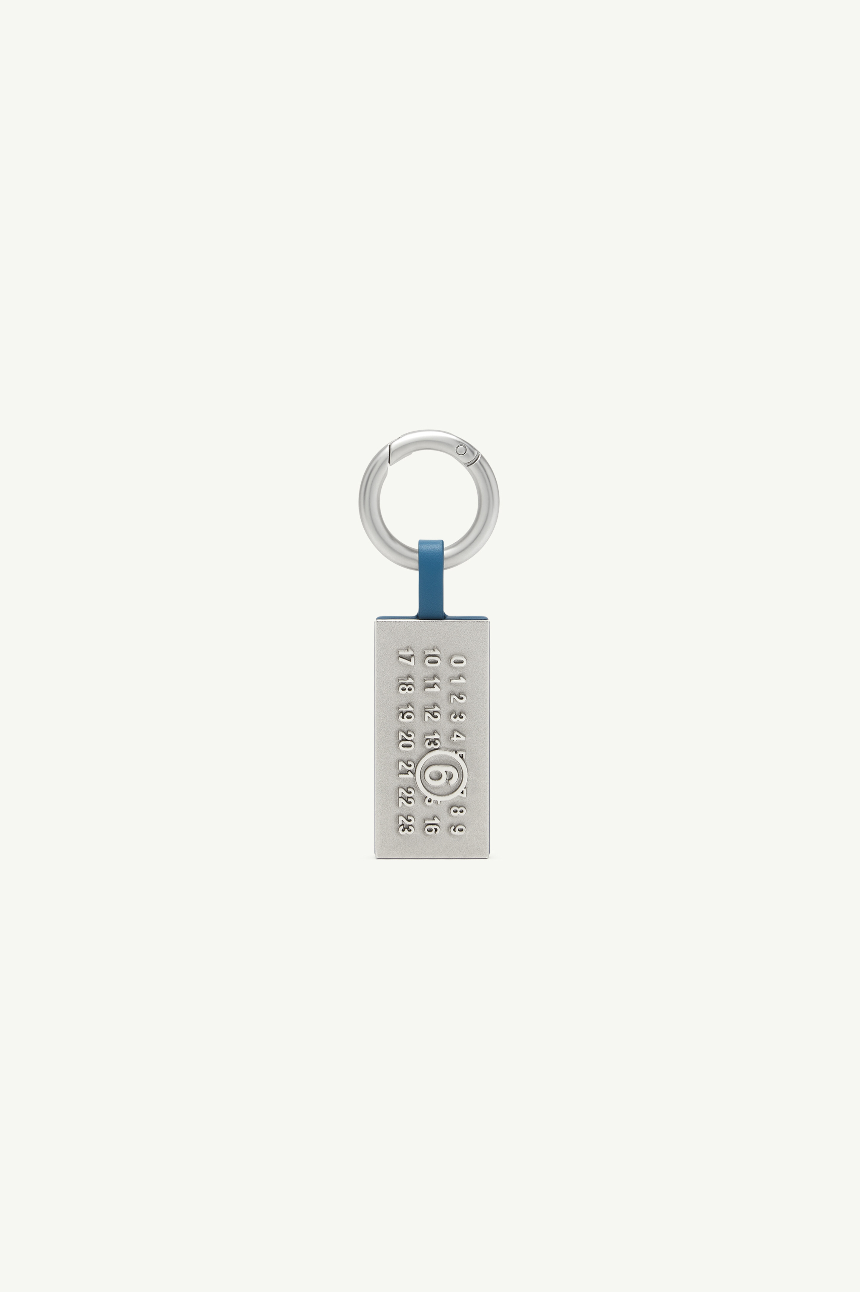 Numeric Plaque Bag Charm