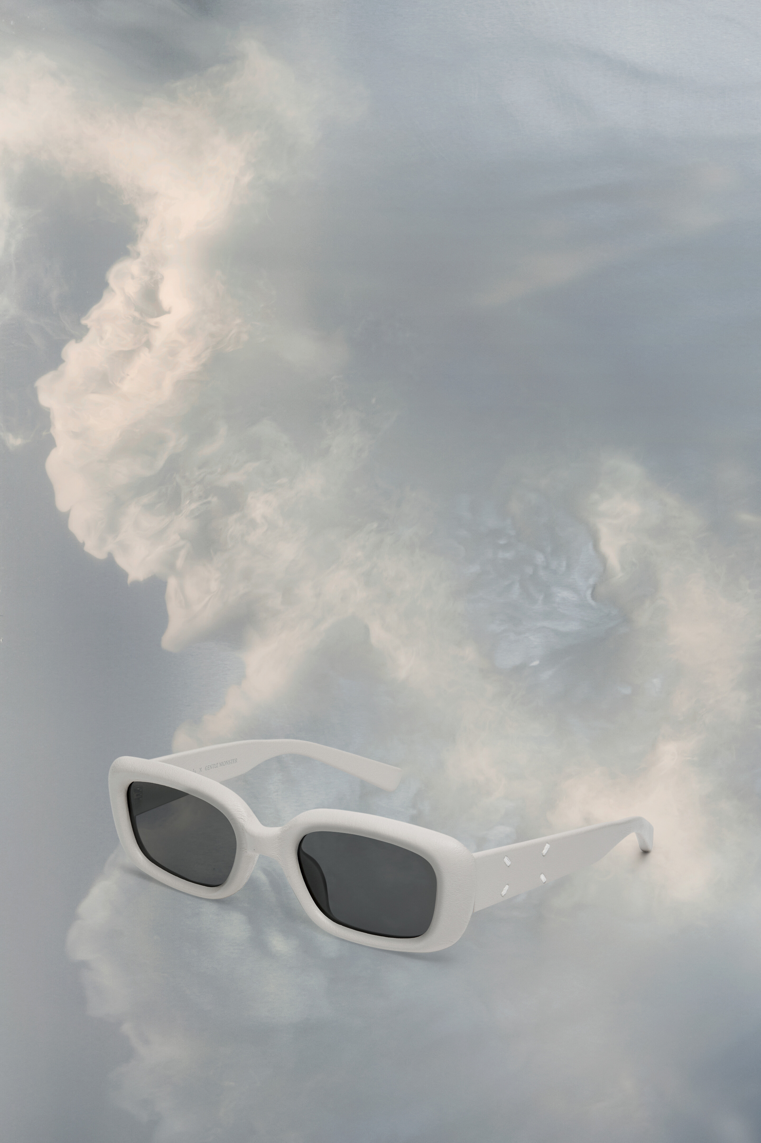 Ivory Leather Sunglasses x Gentle Monster | Maison Margiela