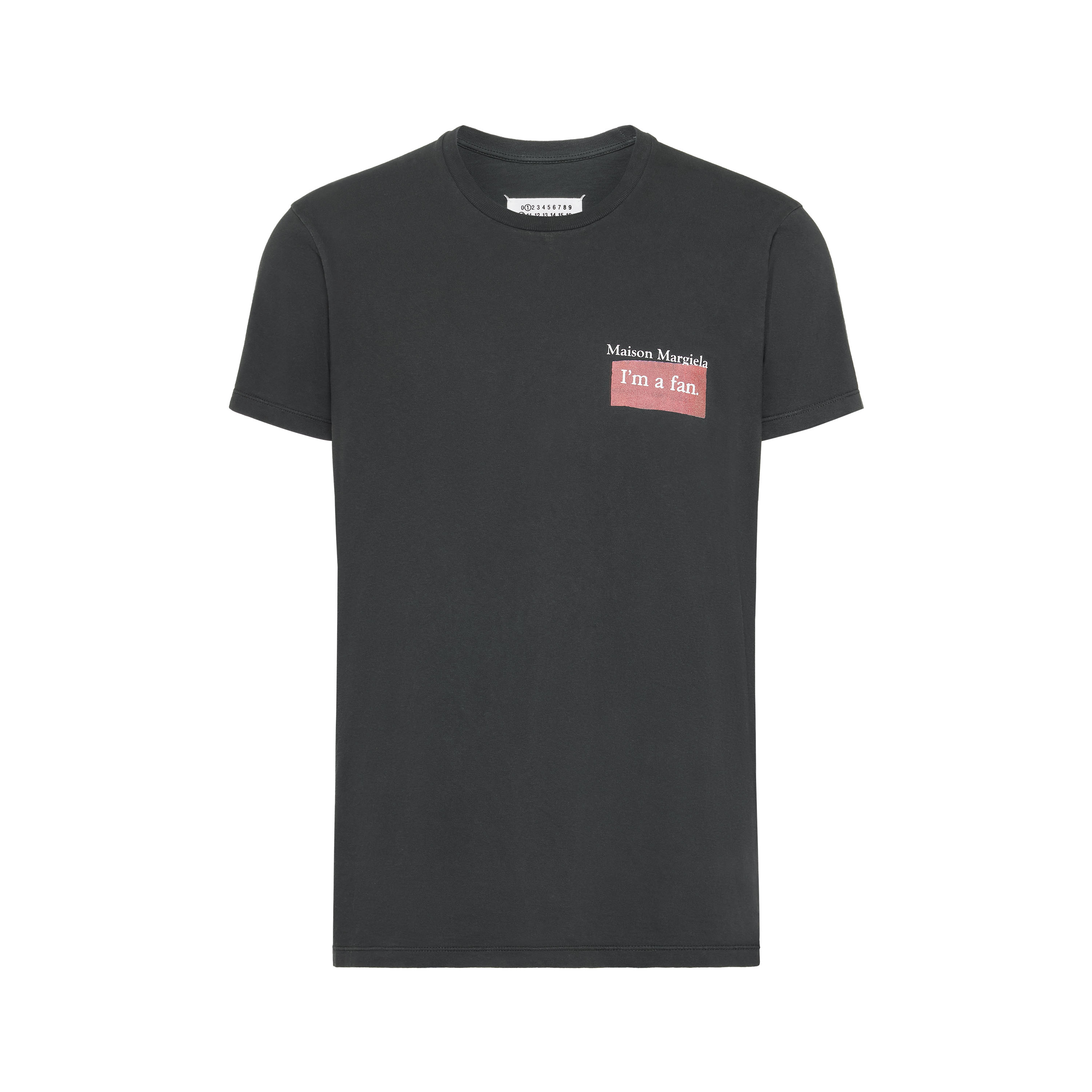 Men's Gray Cotton Crystal Hotel T-Shirt | Maison Margiela