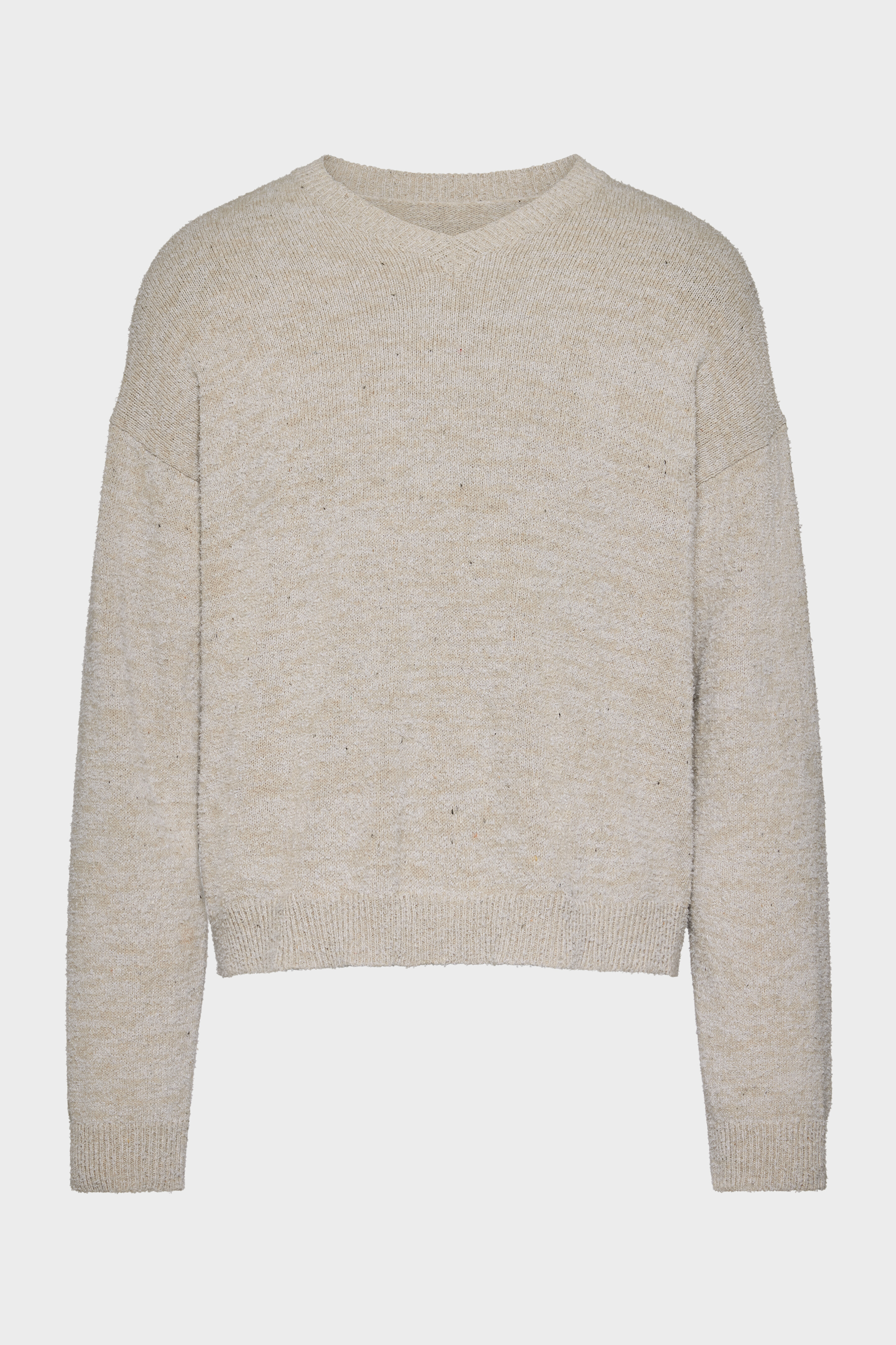 Men's Blue Cotton V-Neck Sweater | Maison Margiela