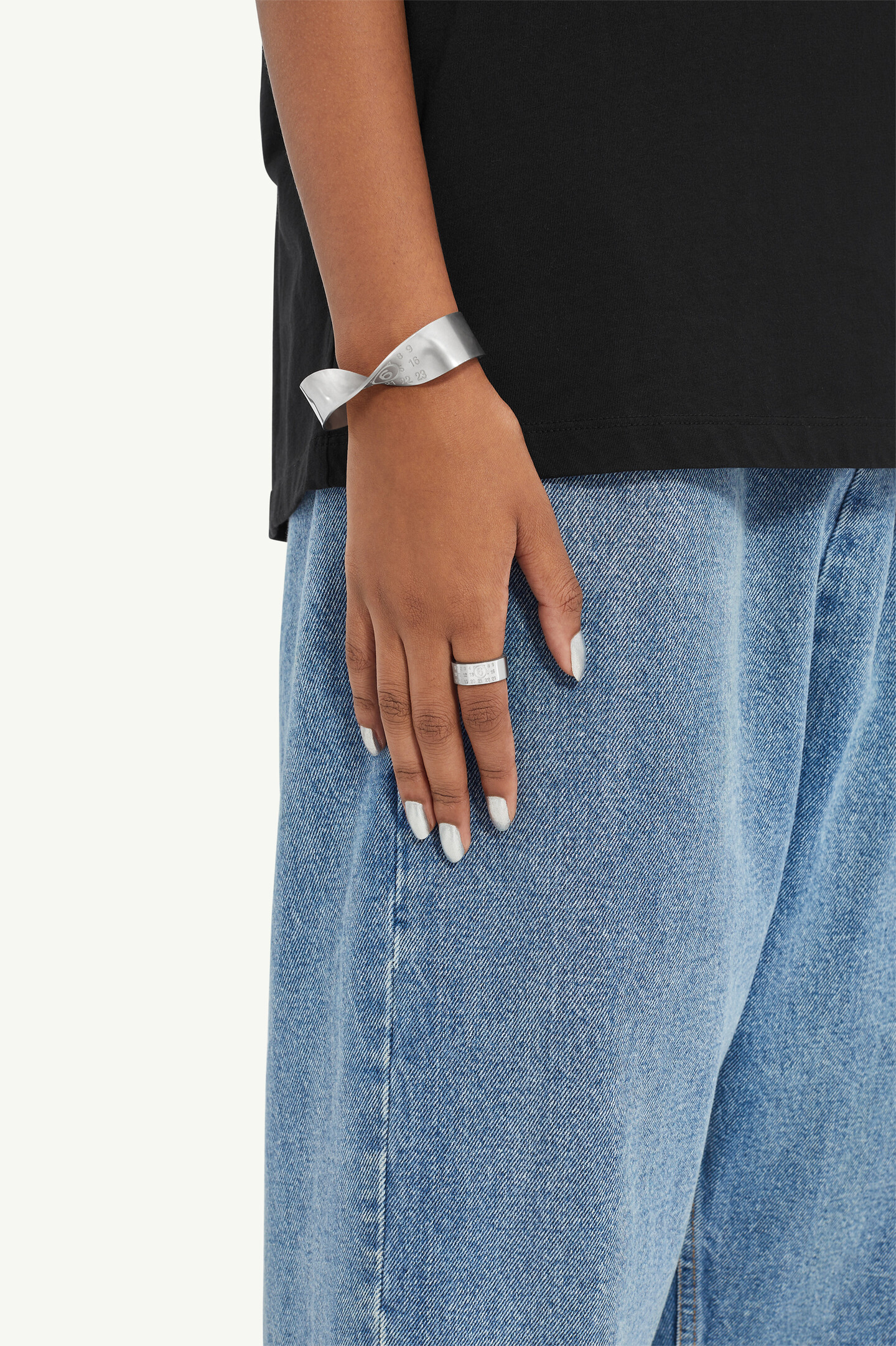 エムエムシックス MM6 Numeric ミニマル シグネチャー リング MM6