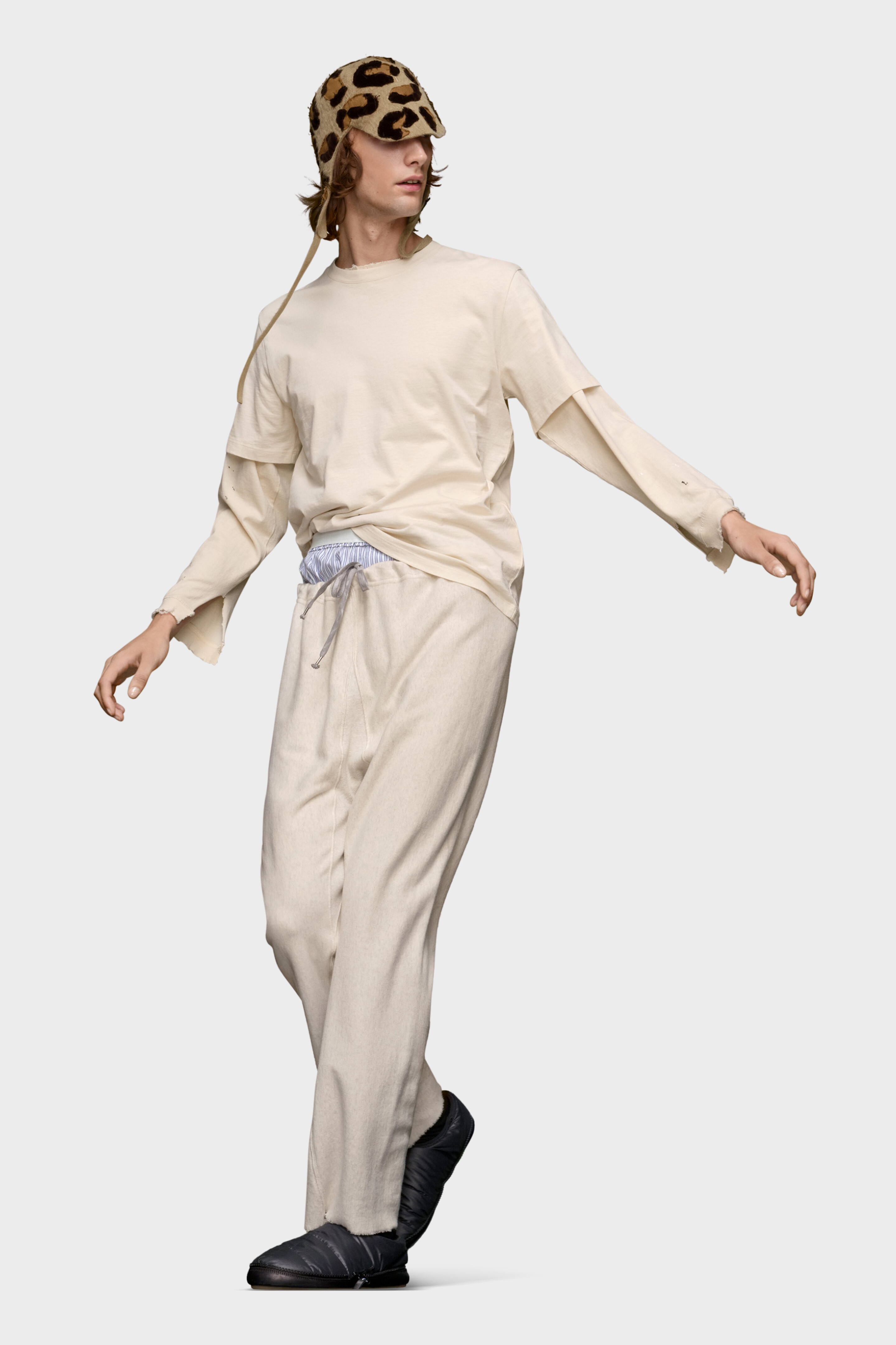 3-Pack Cream Organic Jersey T-Shirts | Maison Margiela