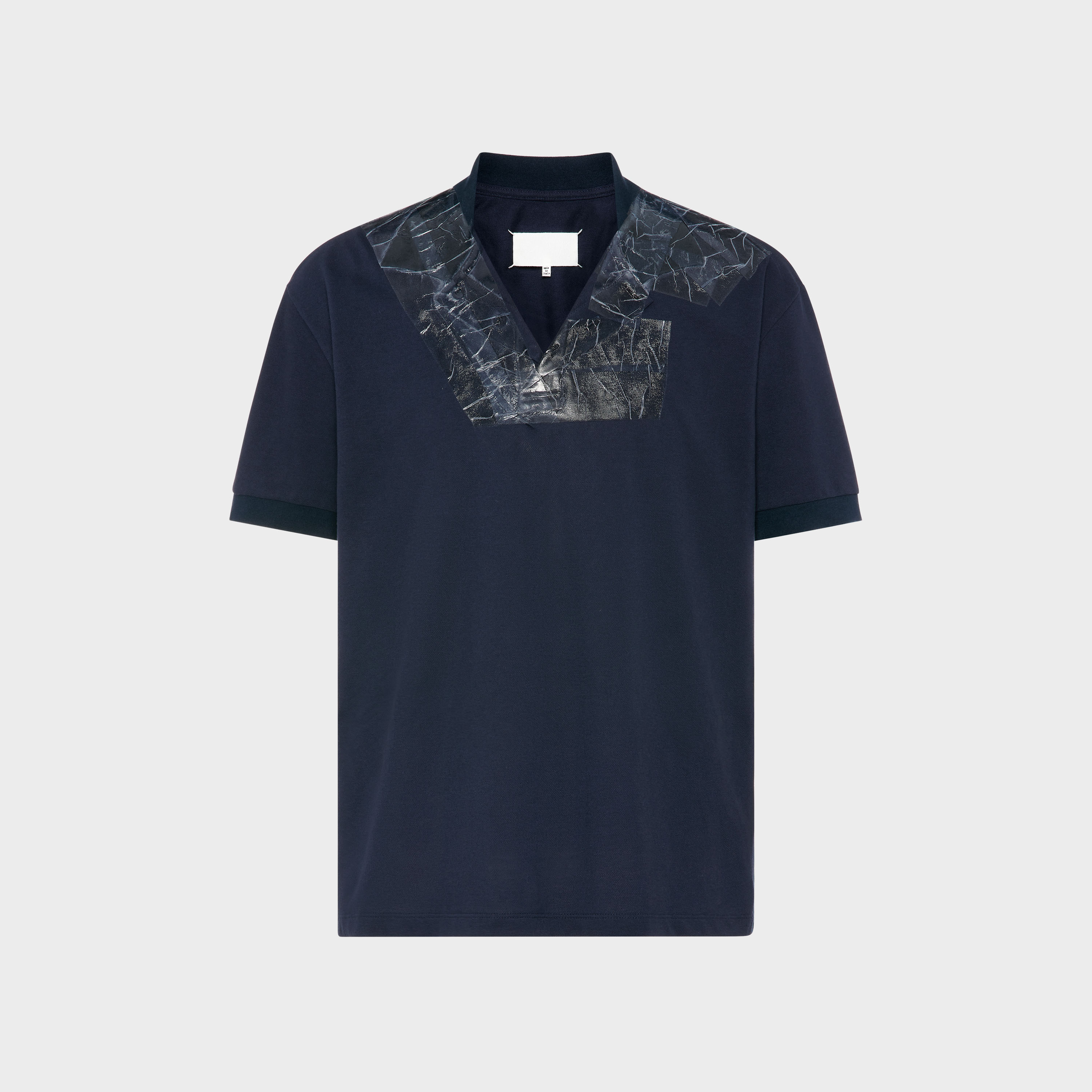 Taped V-neck T-shirt