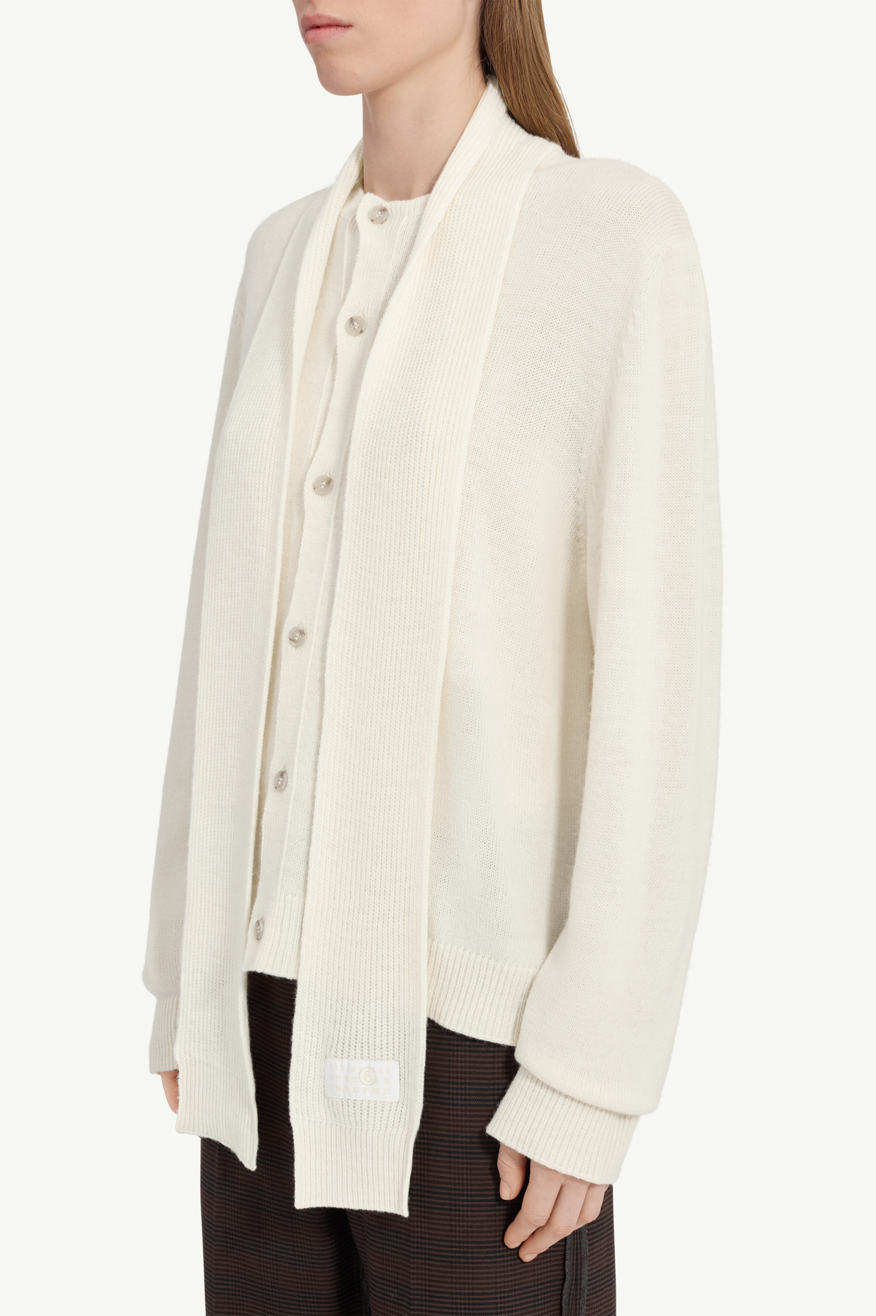 Scarf cardigan