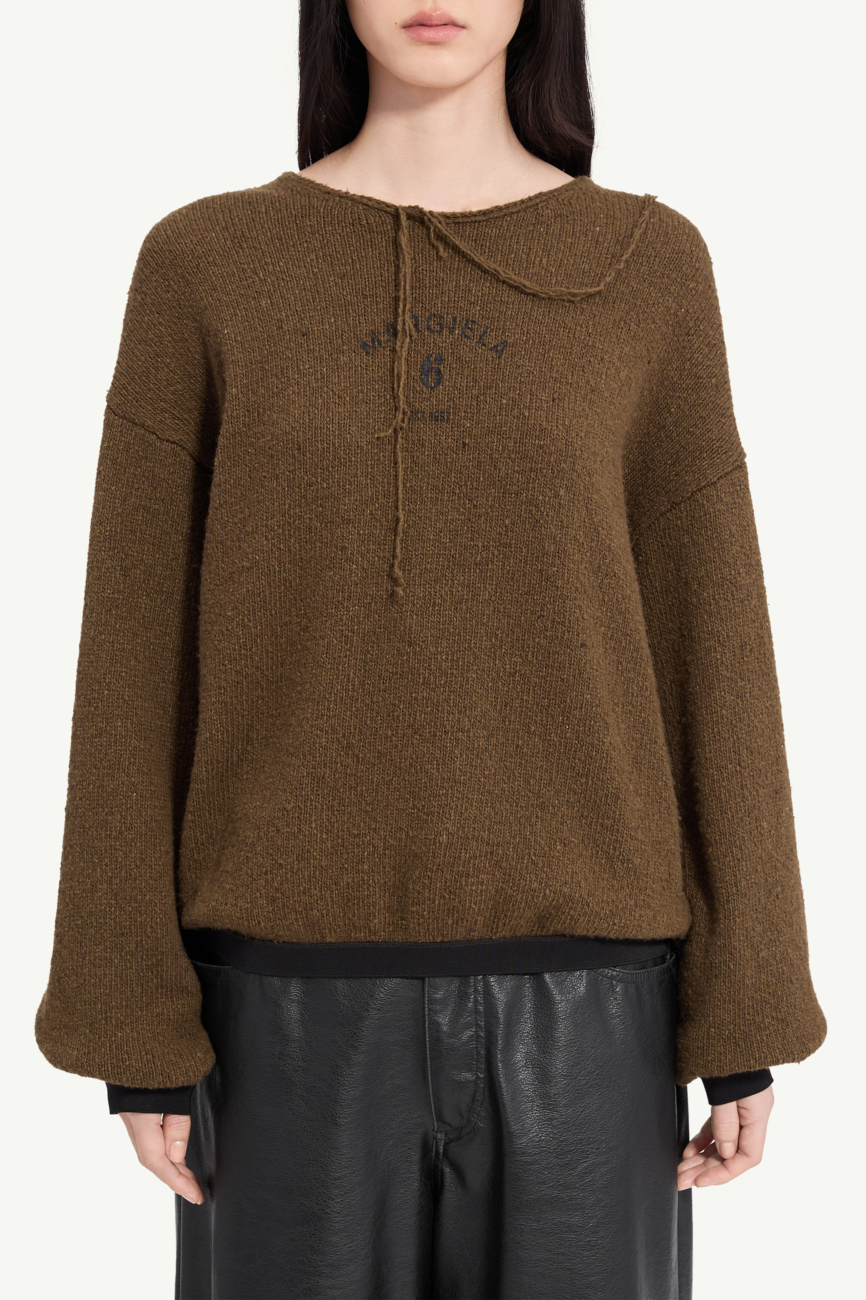 Yellow Knit jumper | MM6 Official