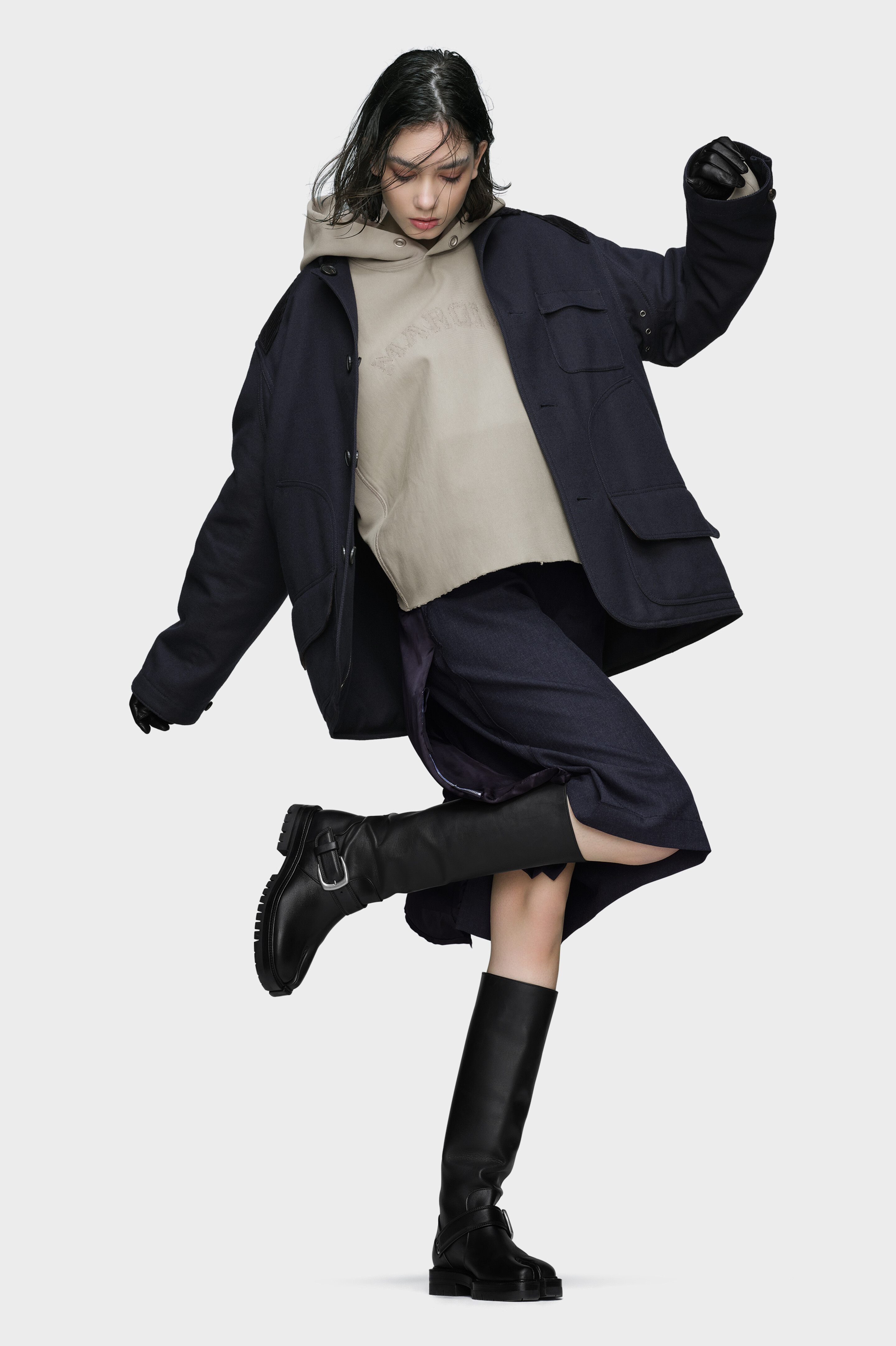 Women's Brown Cotton Signature Sweatshirt | Maison Margiela