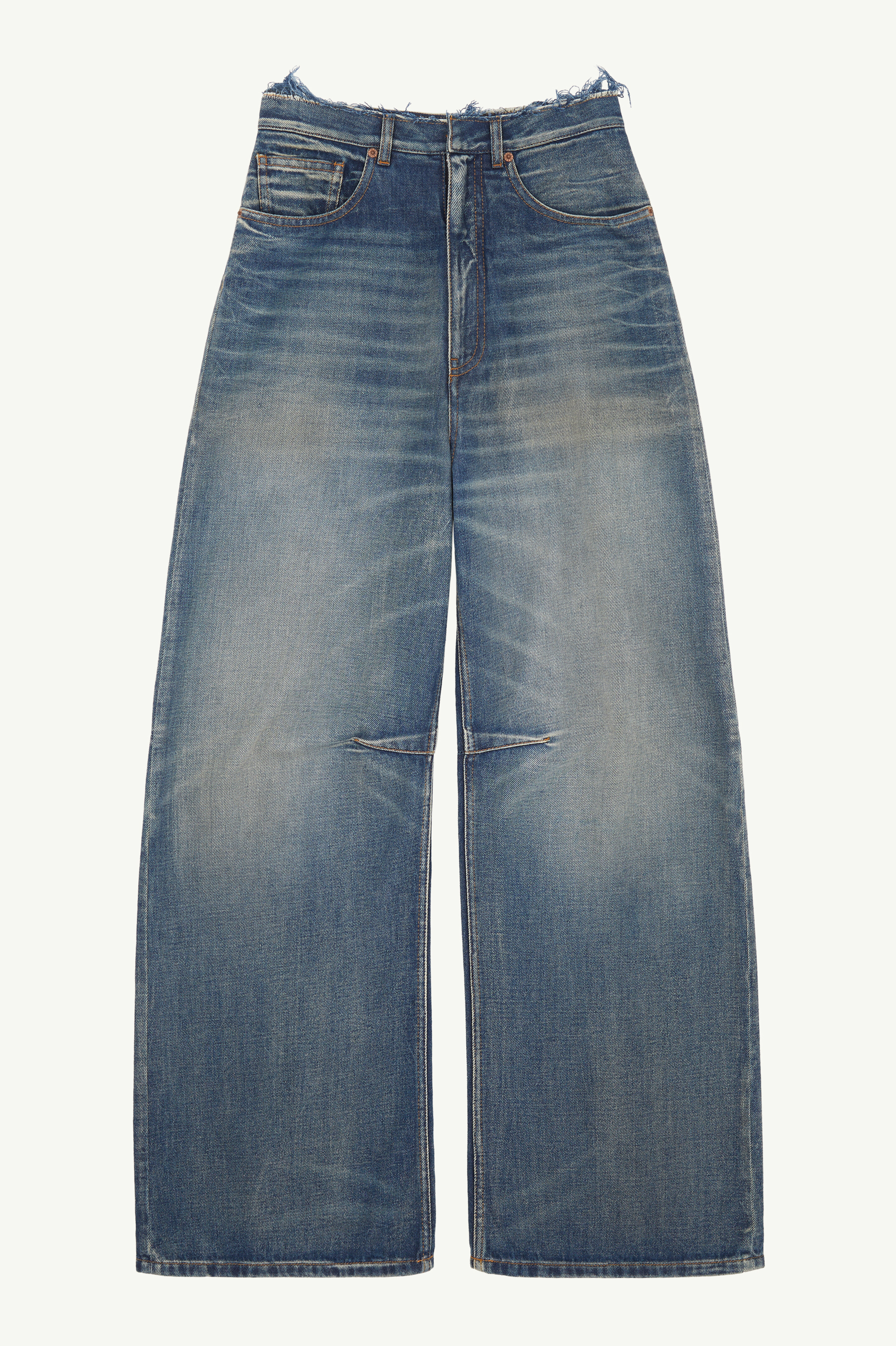 Women's Cotton Wide-Leg Jeans | MM6