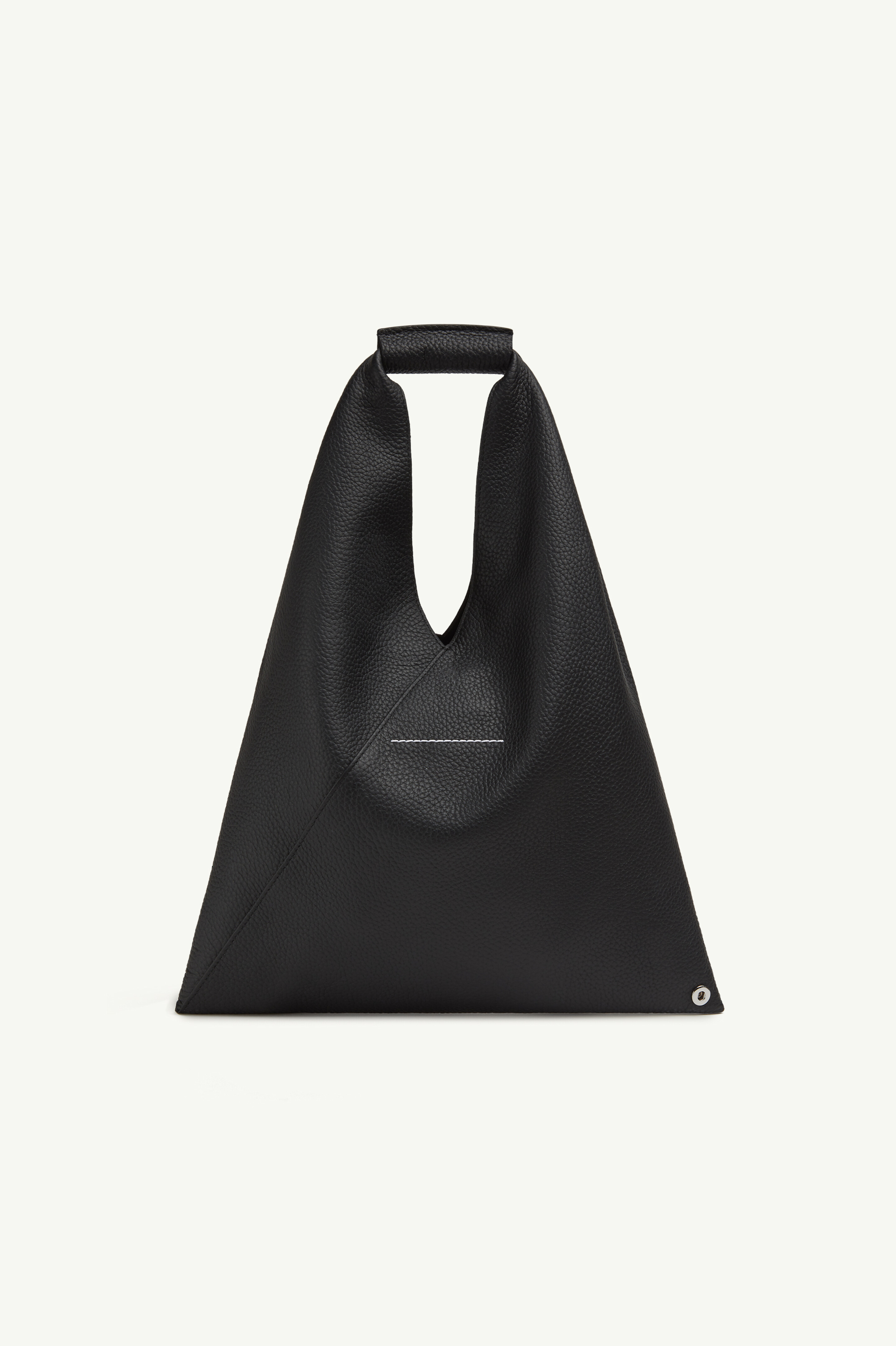 Black Leather Japanese Bag Small | MM6