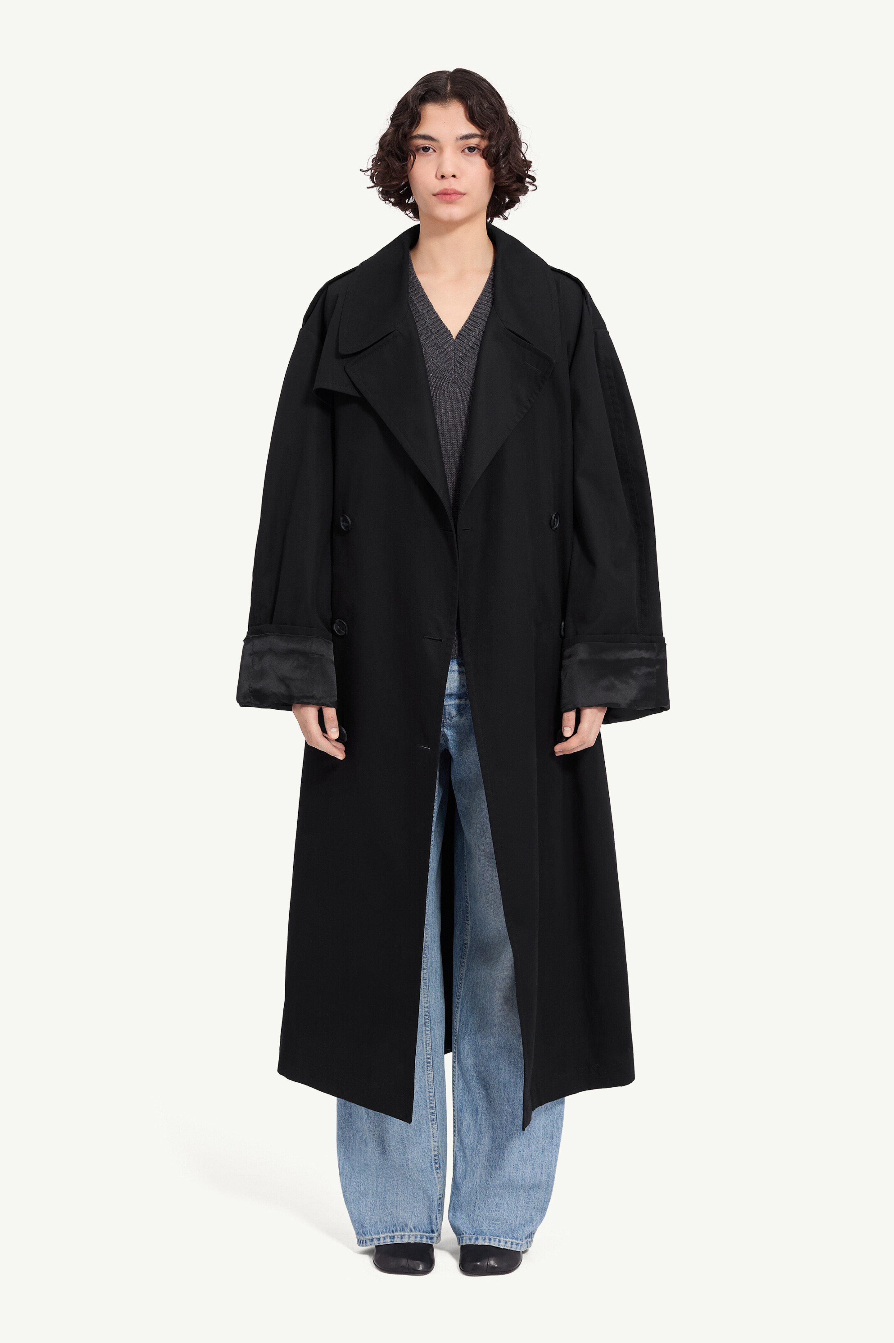 ジャケット・アウター Maison Margiela Cotton Twill Trench Coat Cotton twill trench coat