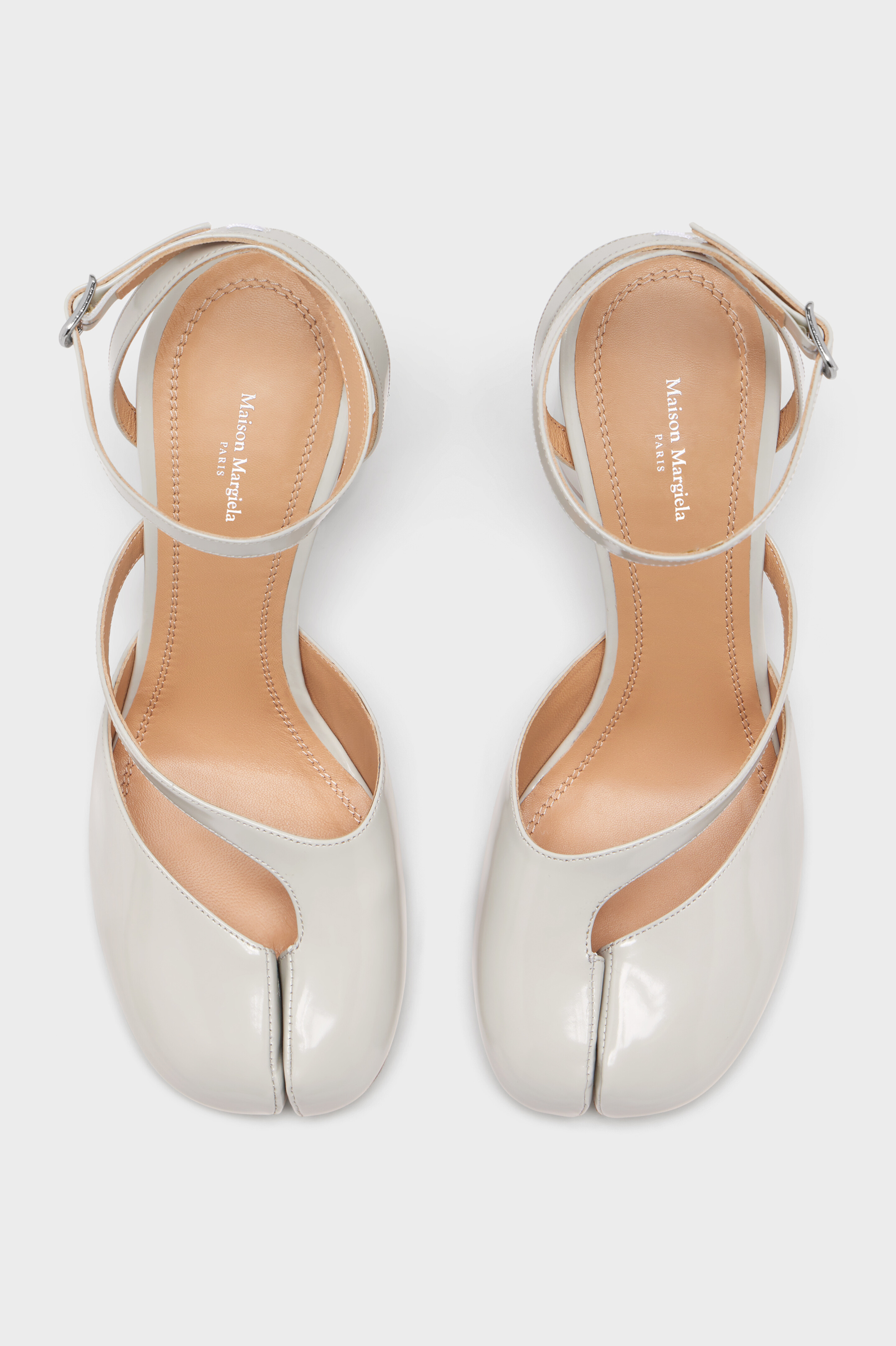 tabito0978 Maison Margiela Tabi 80MM Split-Toe Leather Pumps | Saks Fifth Avenue