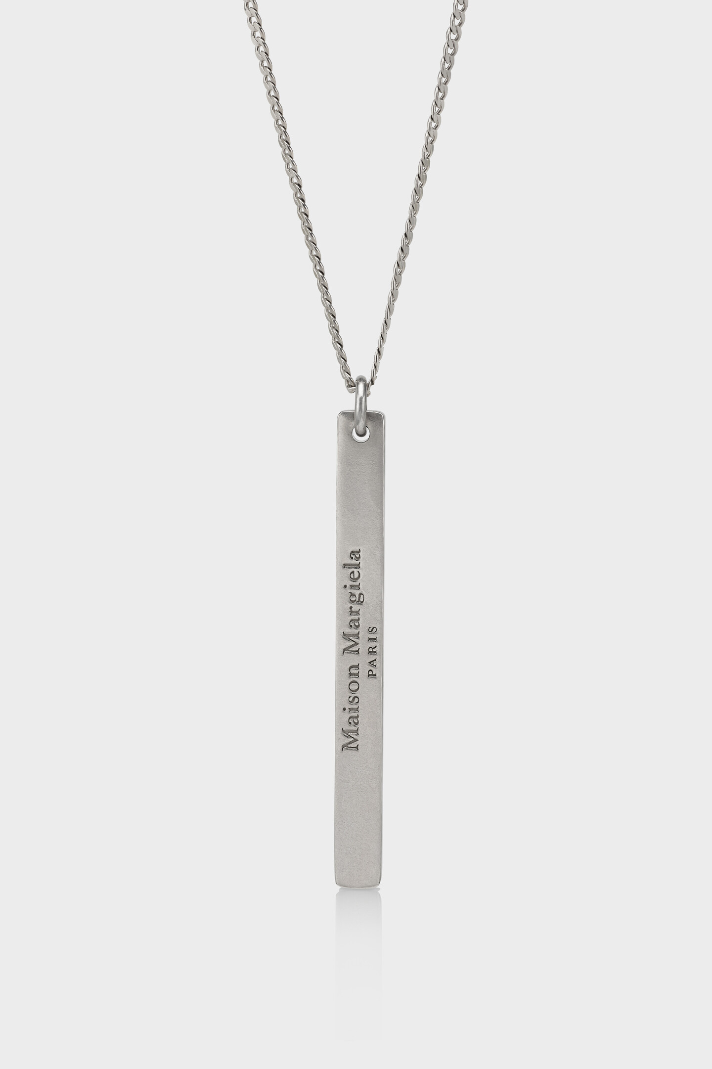 Polished palladio Logo Pendant Necklace | Maison Margiela Official