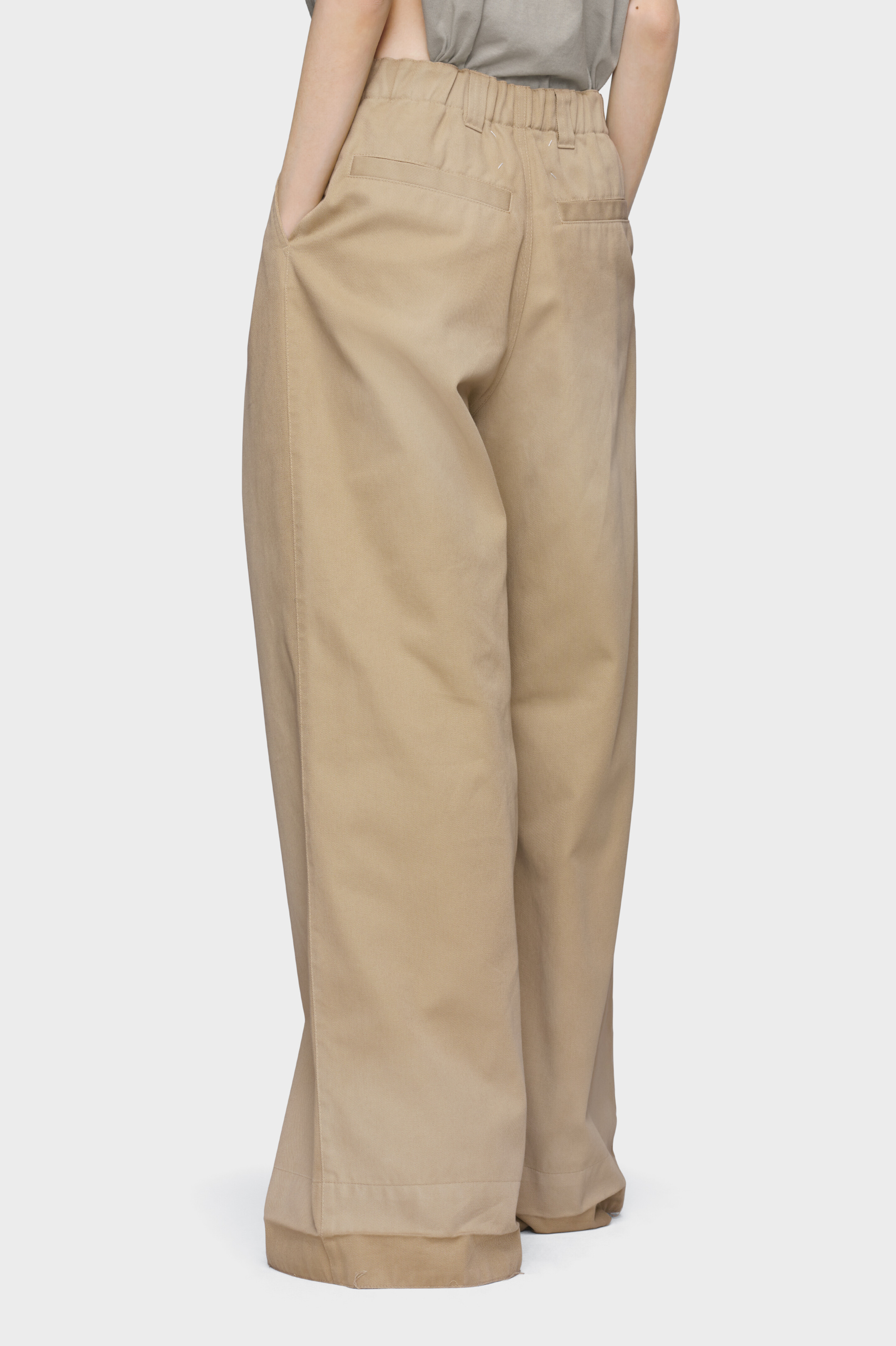 Women's Brown Wide-Leg Trousers | Maison Margiela