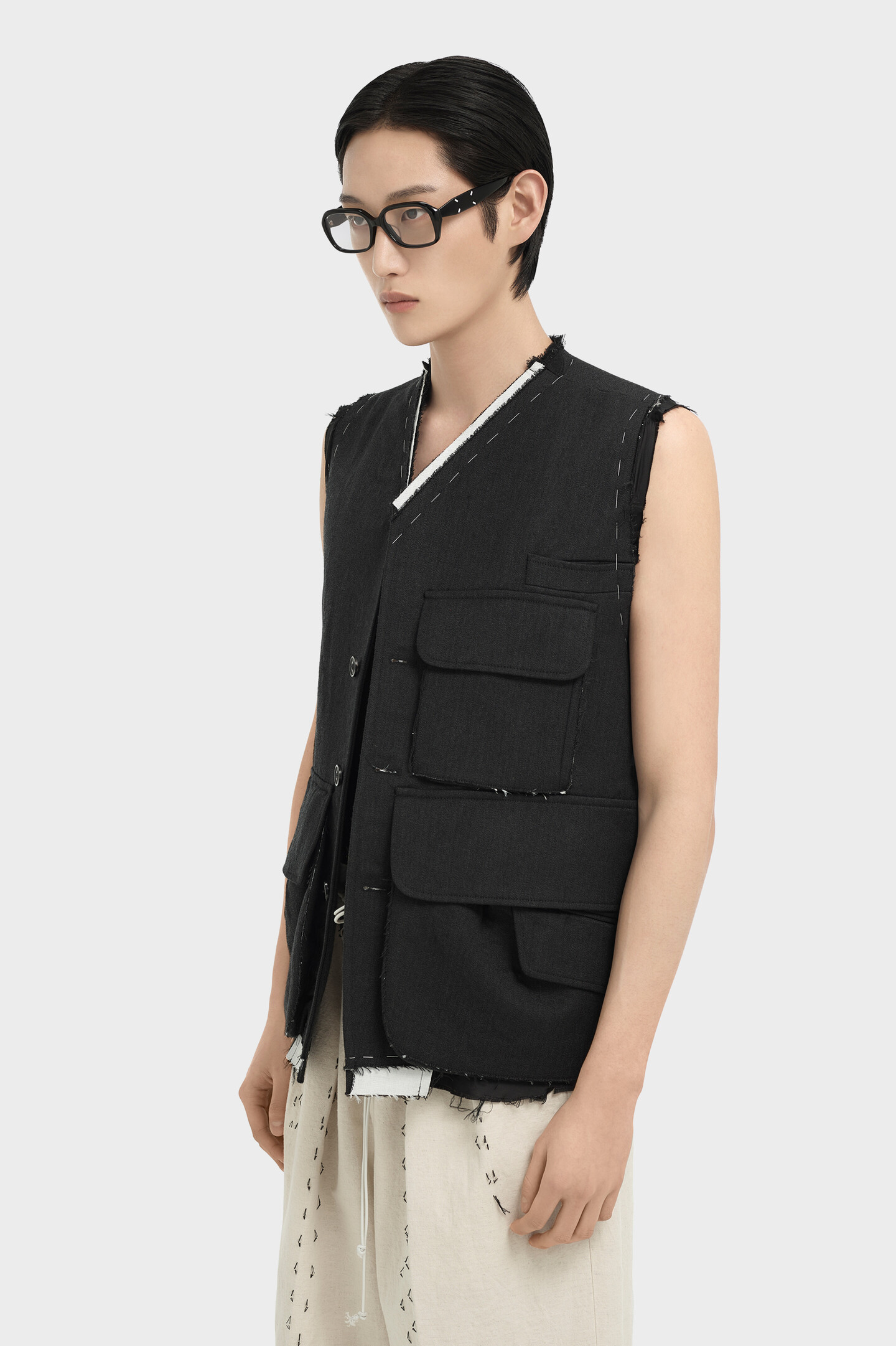 Black Frame Glasses | Maison Margiela x Gentle Monster​