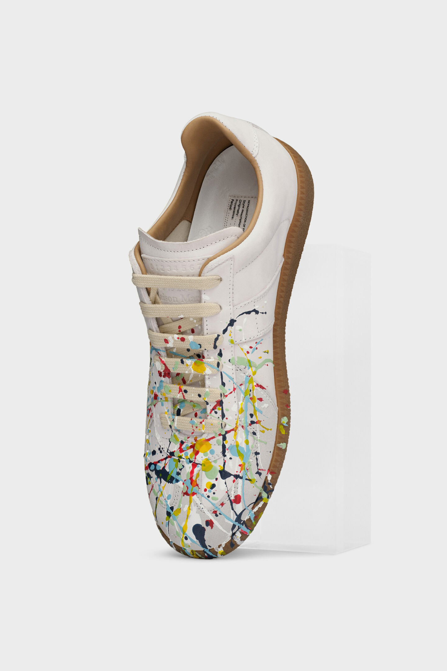 Paint Splatter Replica Sneakers ホワイト | Maison Margiela公式