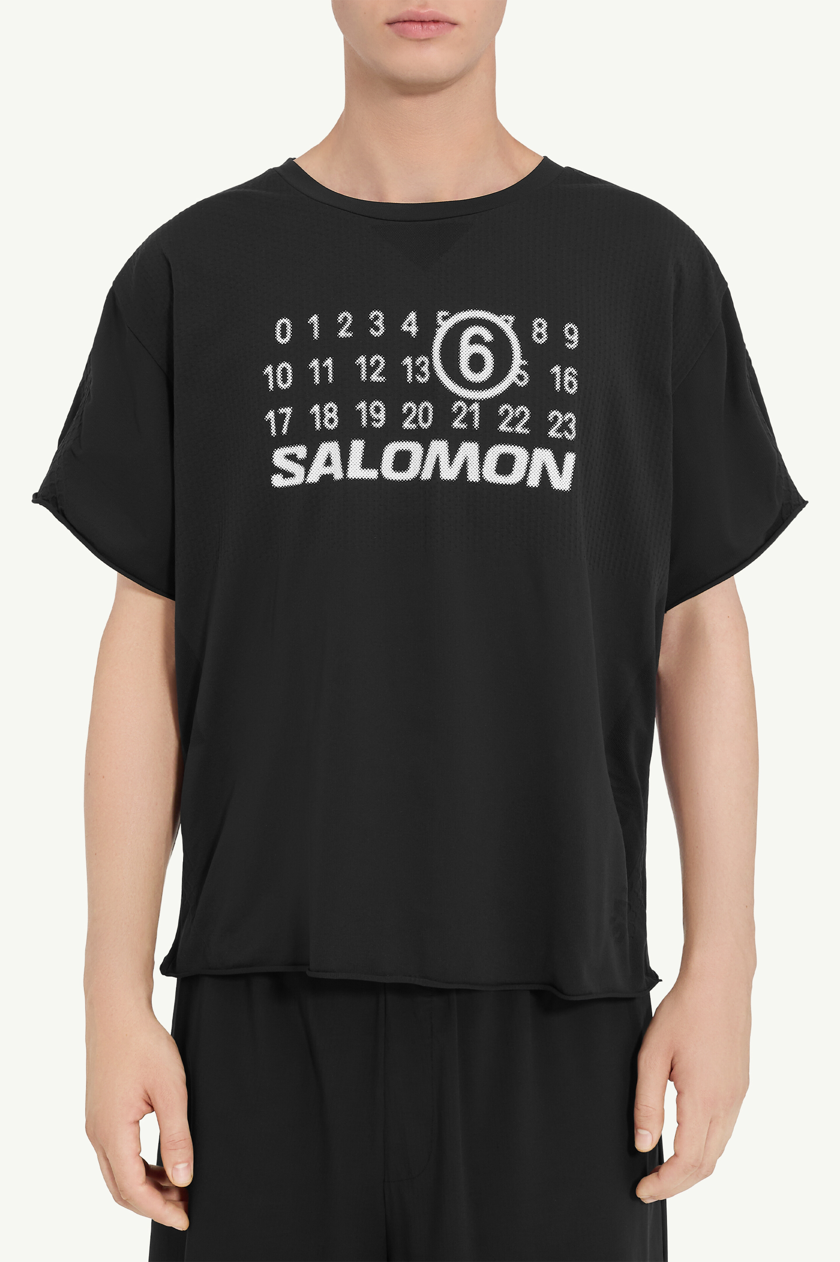 Black Seamless T-Shirt - Regular Fit | Maison Margiela