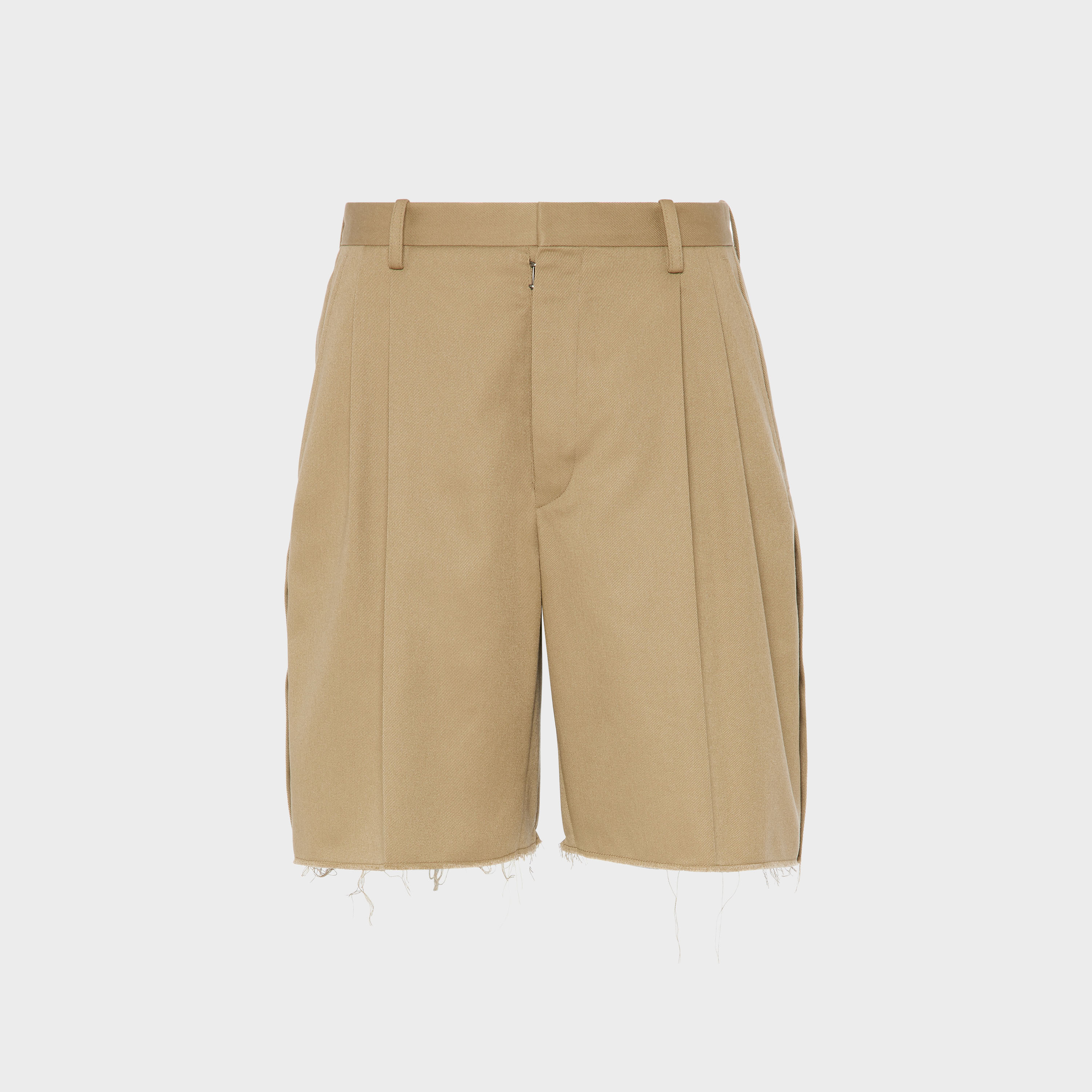 Pink beige Tailored Cotton Shorts | Maison Margiela Official