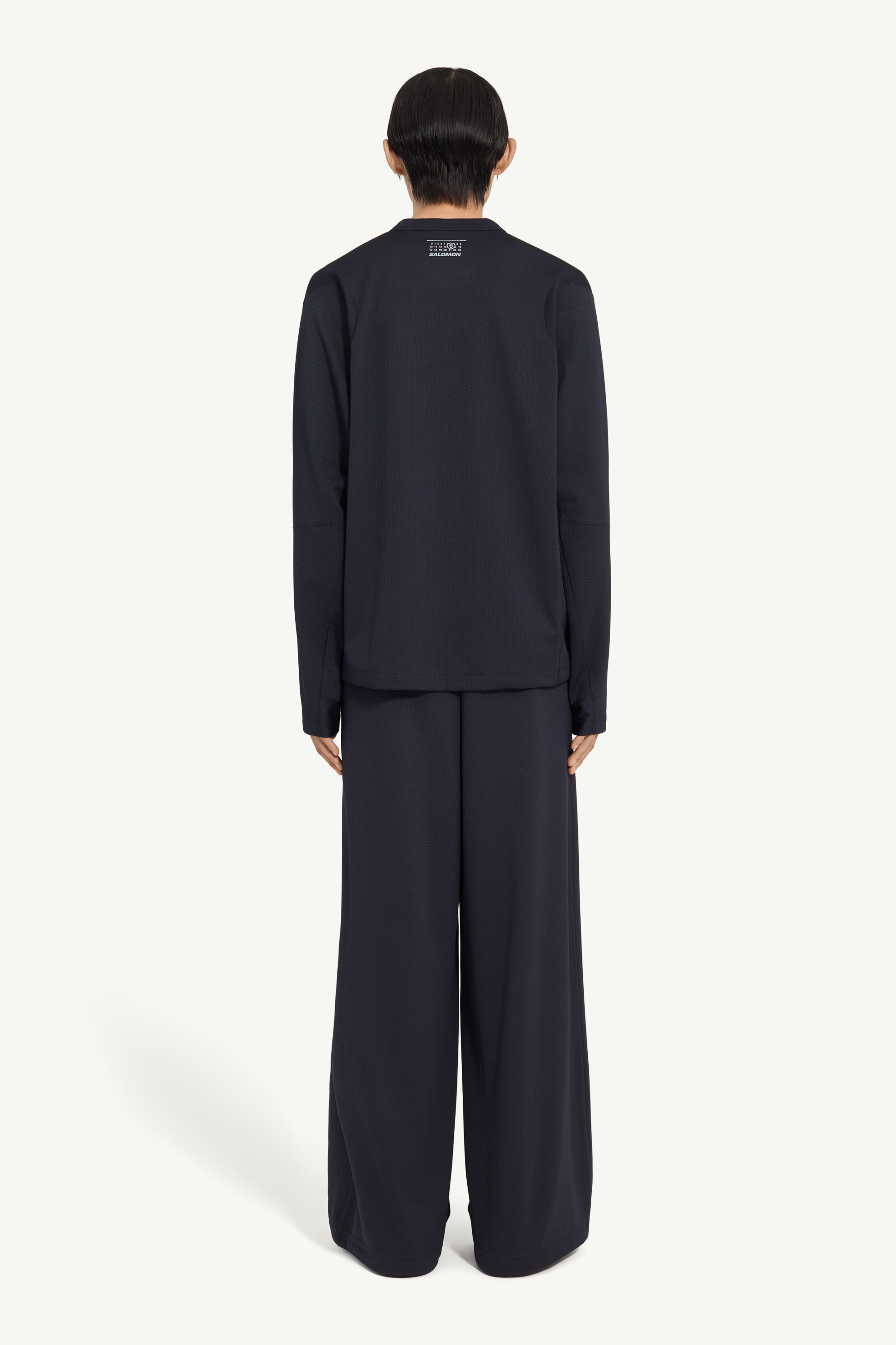Black MM6 x Salomon long-sleeve top | MM6 Official