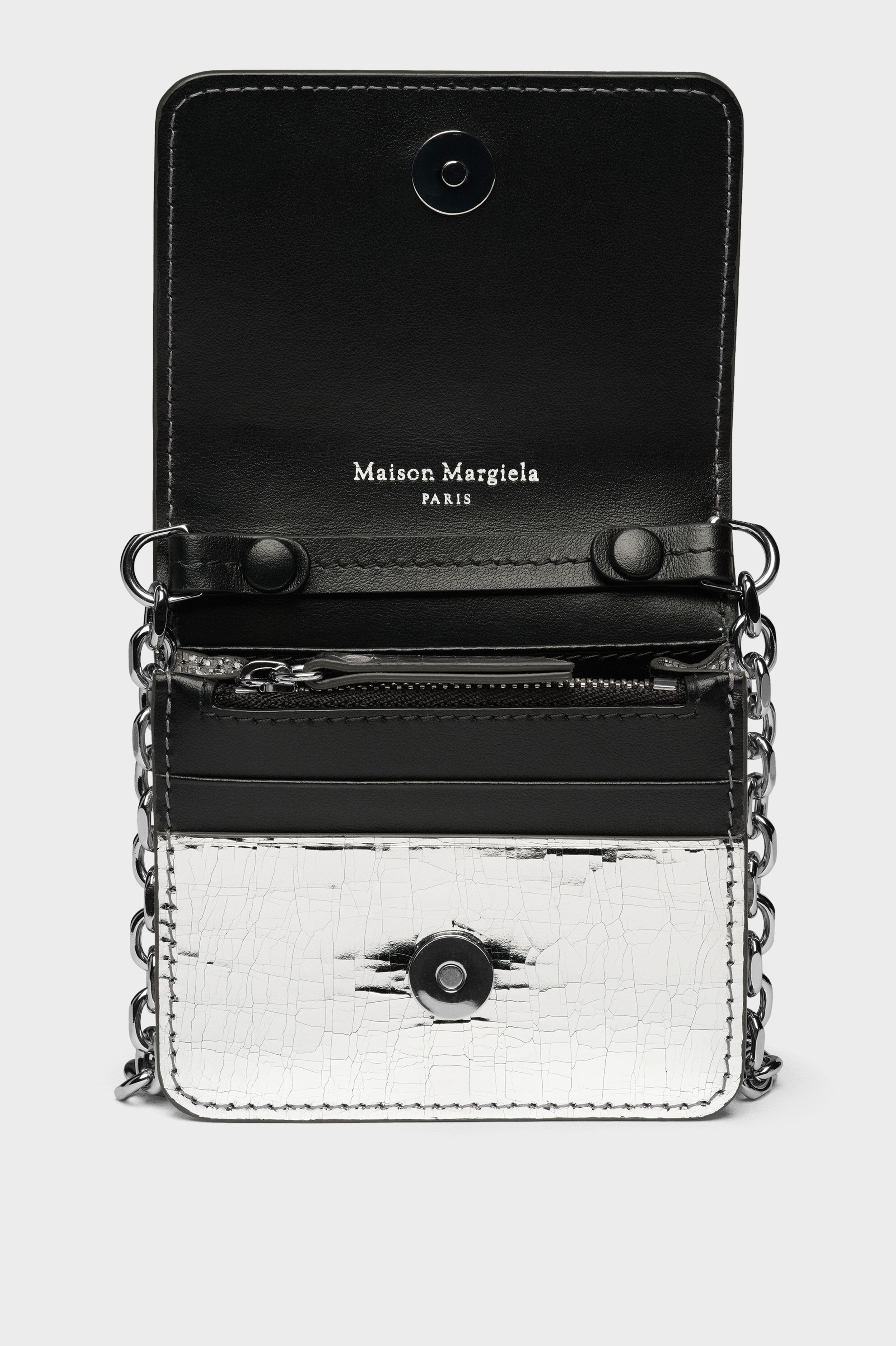 Chained Leather Wallet - Mirror | Maison Margiela