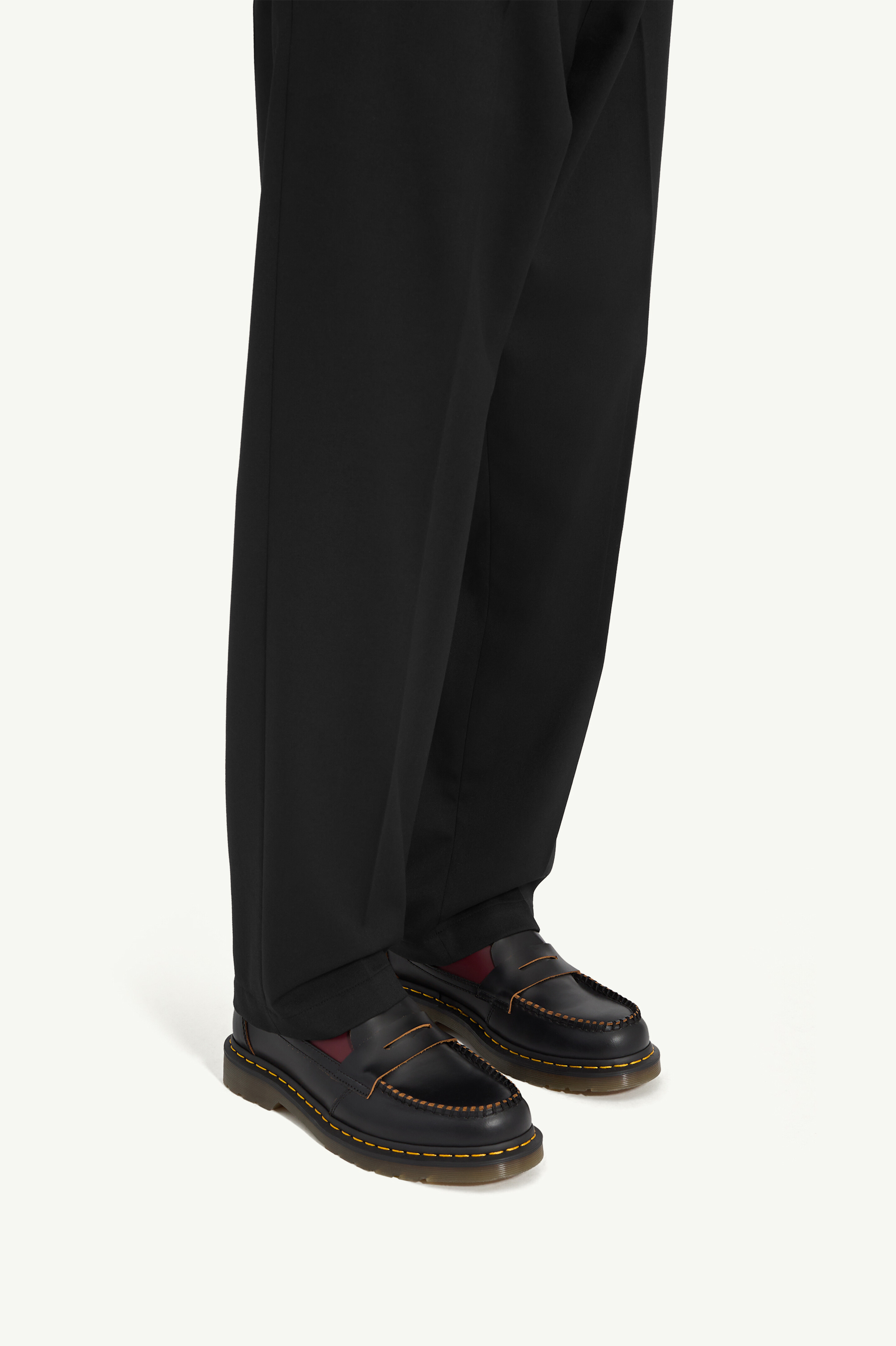 Black & Red Men's Derby Shoe - MM6 x Dr. Martens | Maison