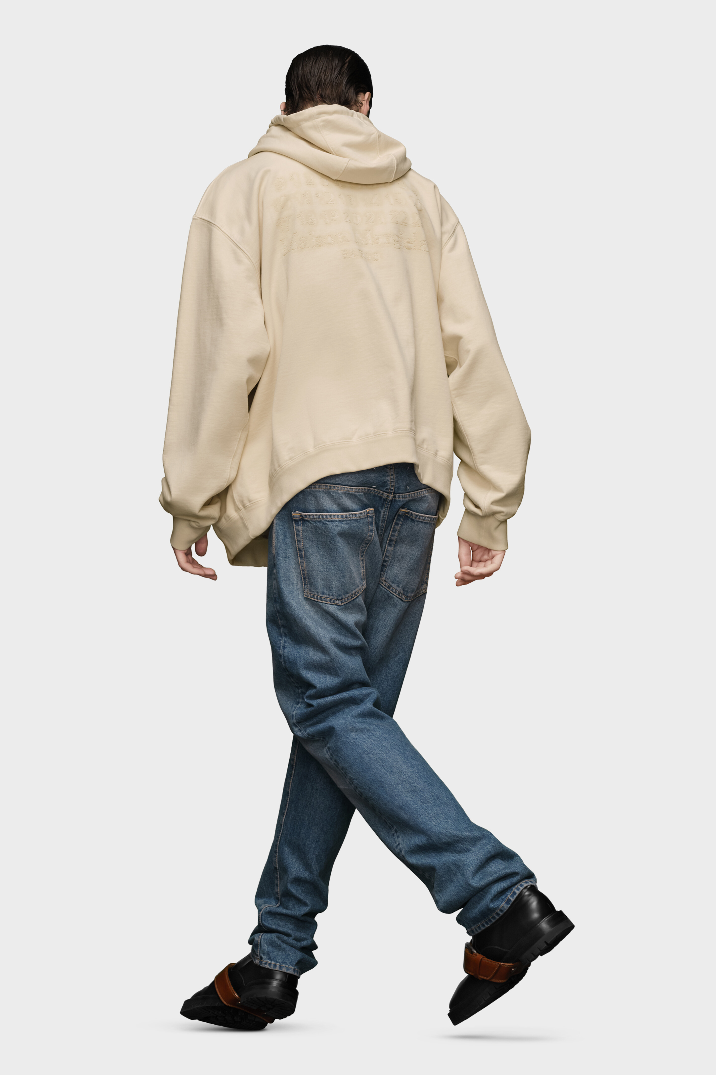 Embroidered Logo Hoodie | Maison Margiela