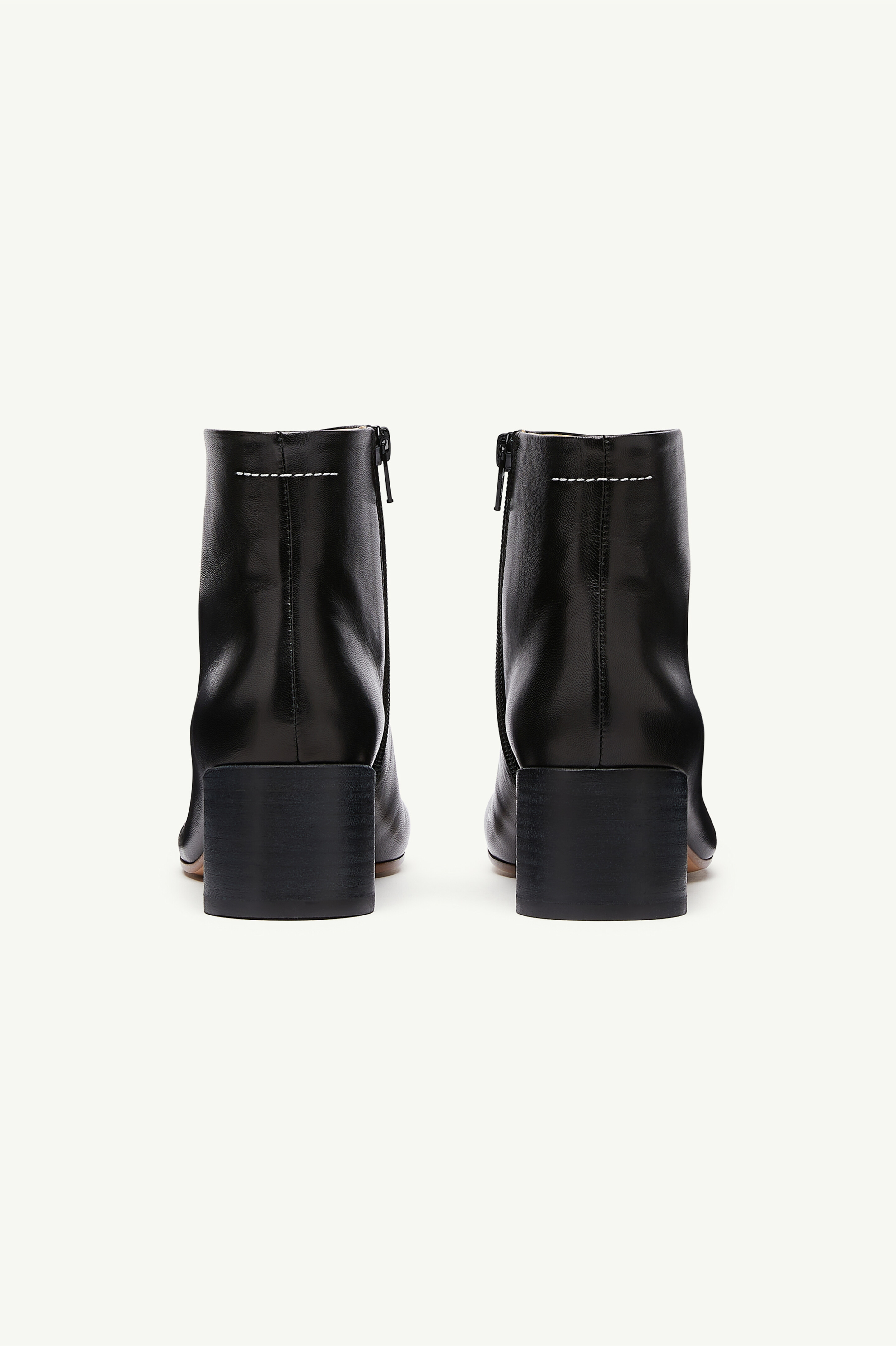 Black Zip Ankle Boots | Maison Margiela