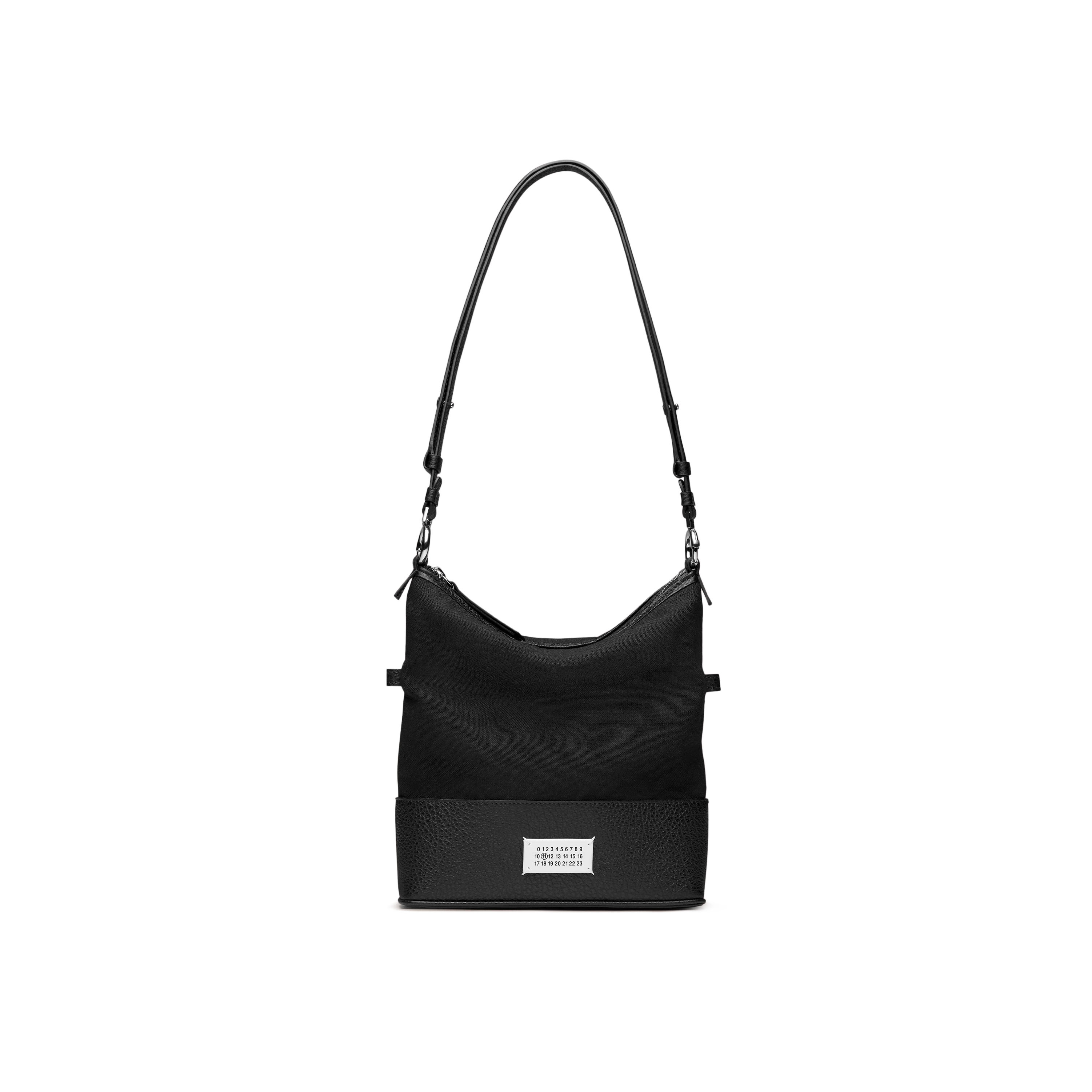 Maison Margiela 5AC HOBO SMALL マルジェラ Black Leather Small 5AC Hobo Bag | Maison Margiela